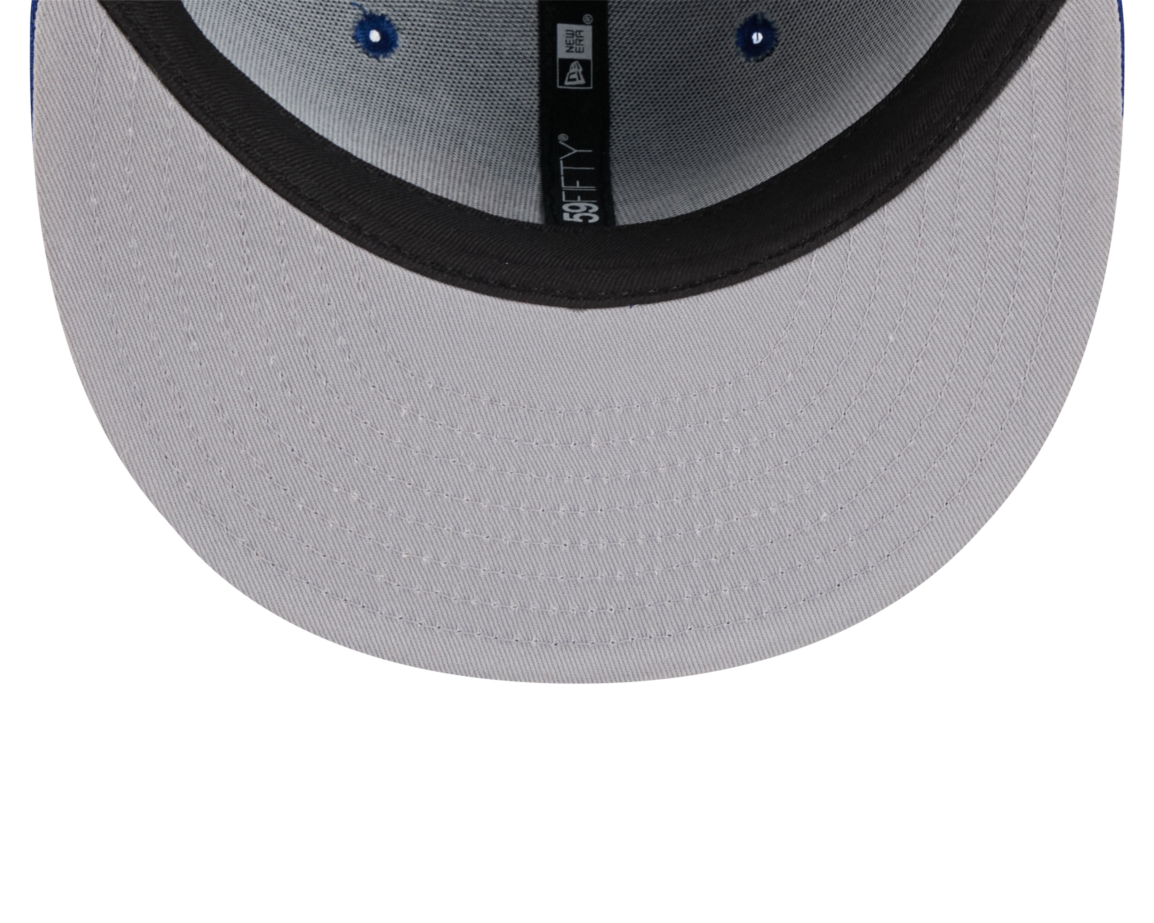 Toronto Blue Jays MLB New Era Men's Royal Blue 59Fifty Overlap Script Fitted Hat
