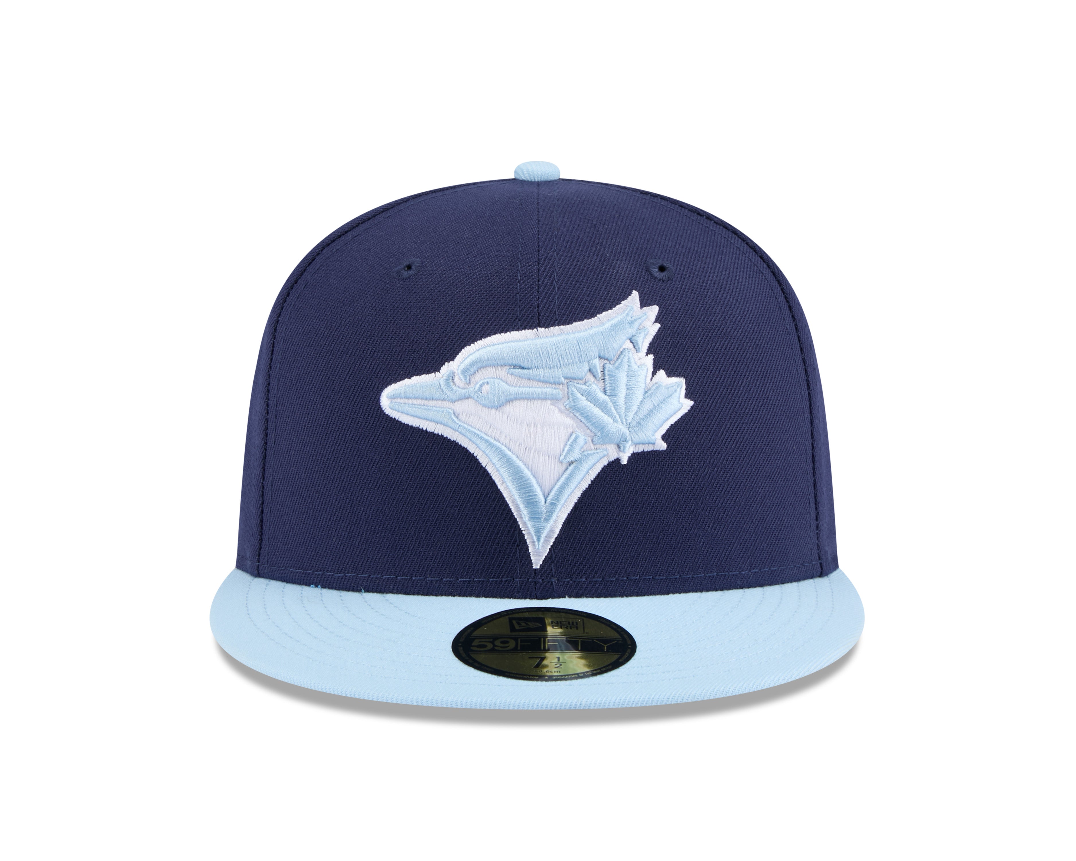 Toronto Blue Jays MLB New Era Men's Navy 59Fifty Two Tone Color Pack Fitted Hat
