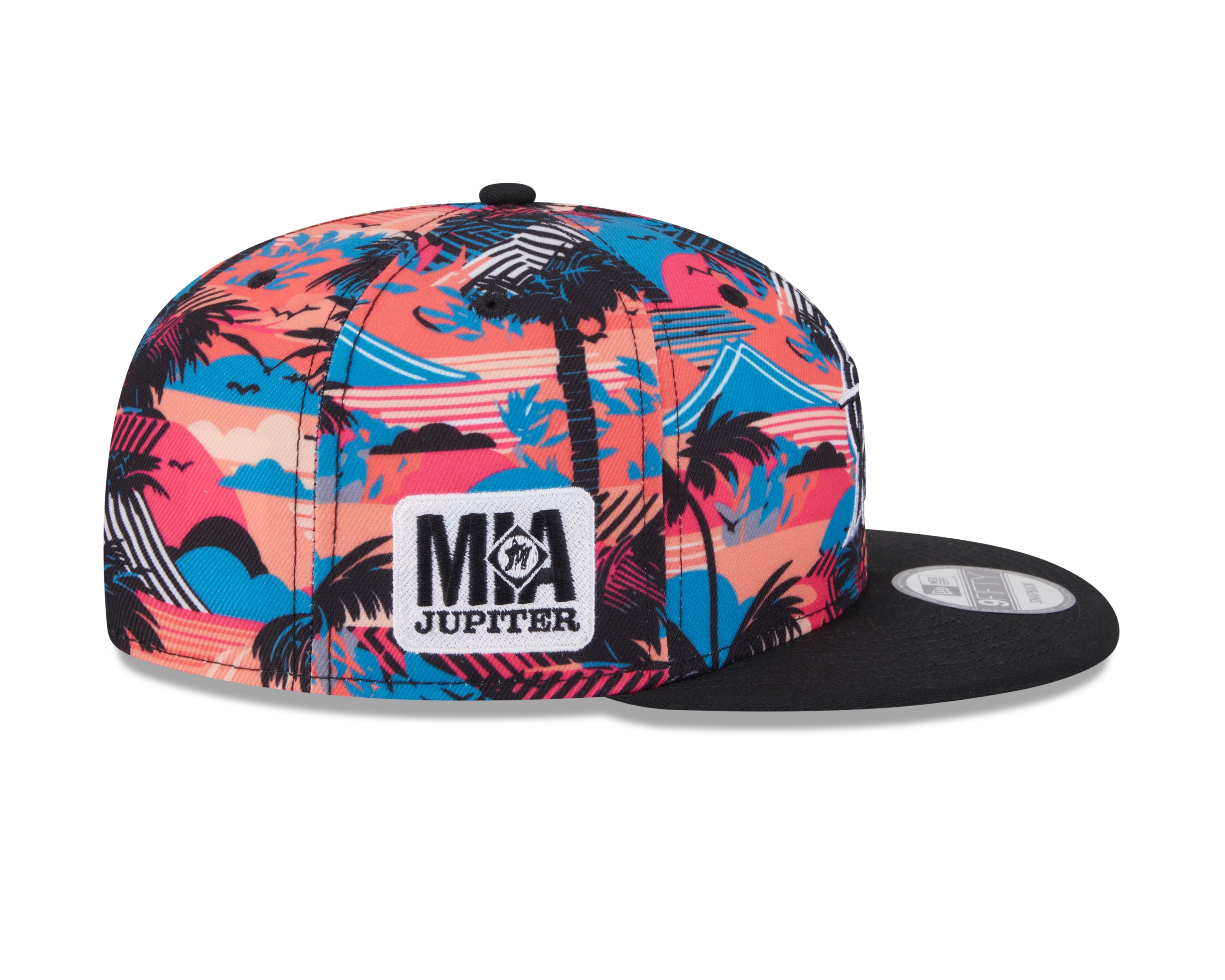 Miami Marlins MLB New Era Men's Black 9Fifty 2025 Spring Training Snapback
