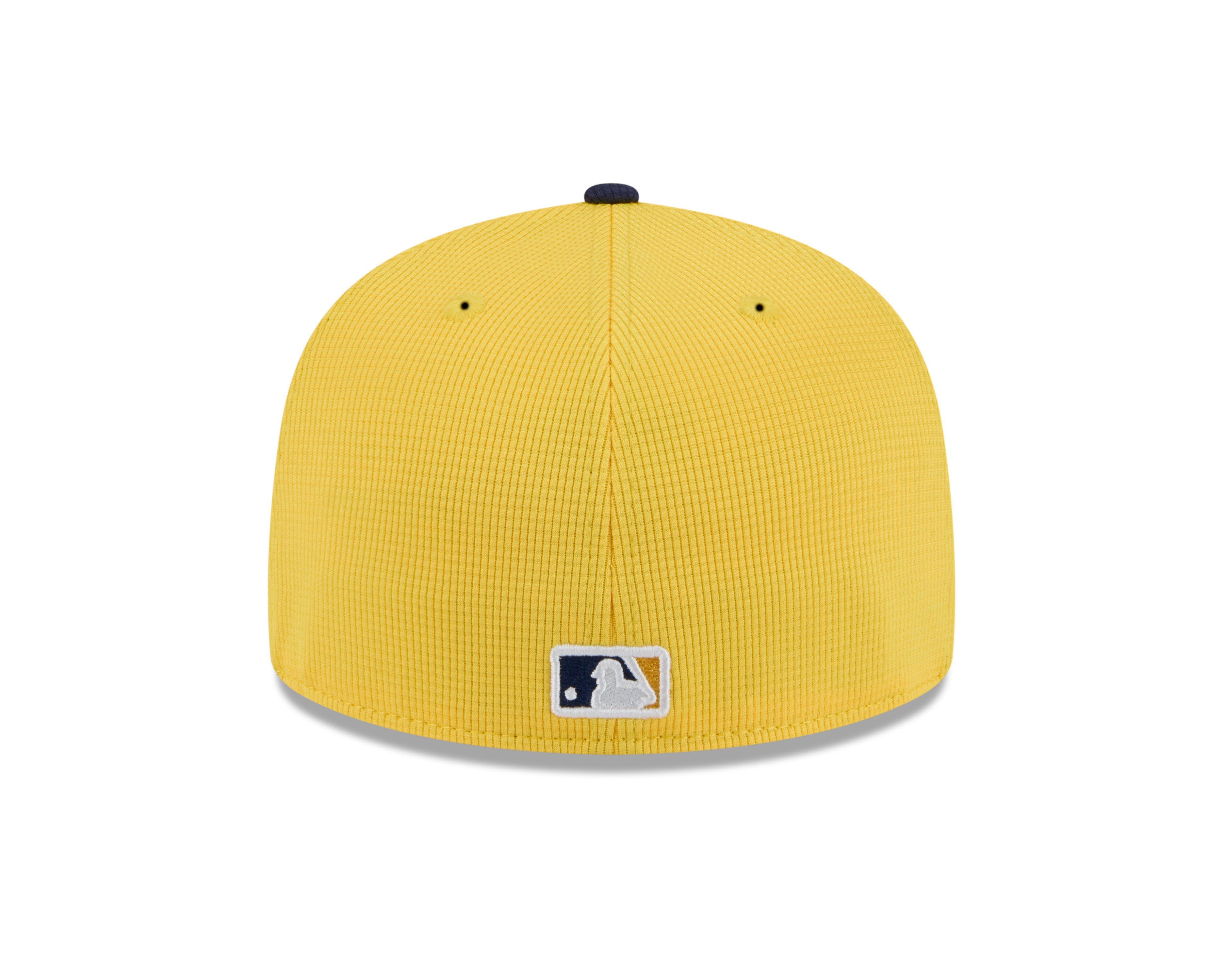 Milwaukee Brewers MLB New Era Men's Yellow/Navy 59Fifty 2025 Spring Training Fitted Hat