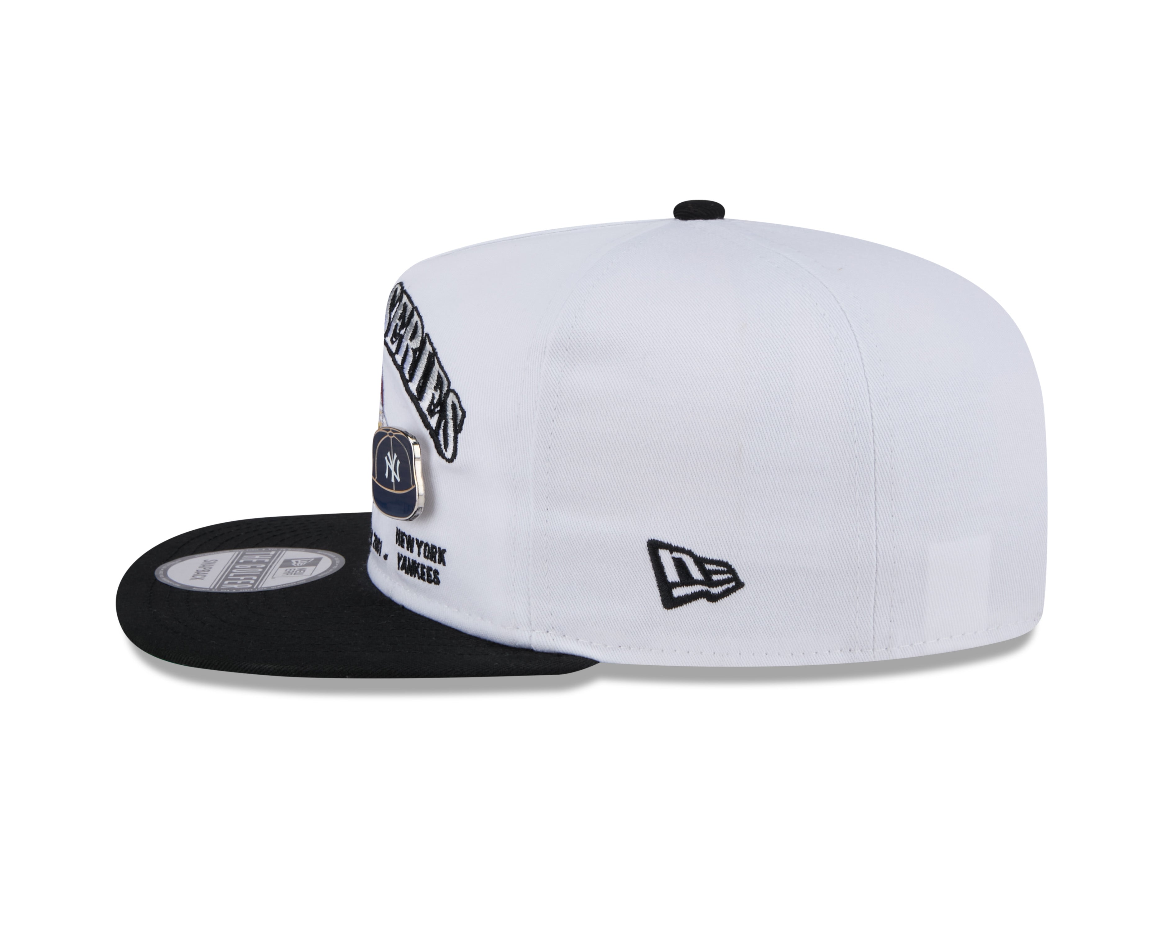 2001 World Series MLB New Era Men's White Golfer Championship Pin Snapback