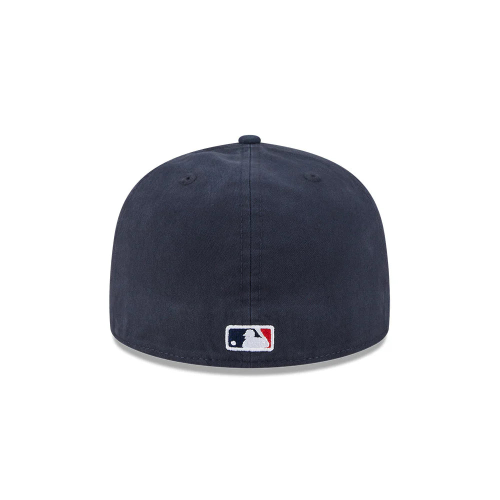 Boston Red Sox MLB New Era Men's Dark Blue 59Fifty A-Frame Championship Side Flag