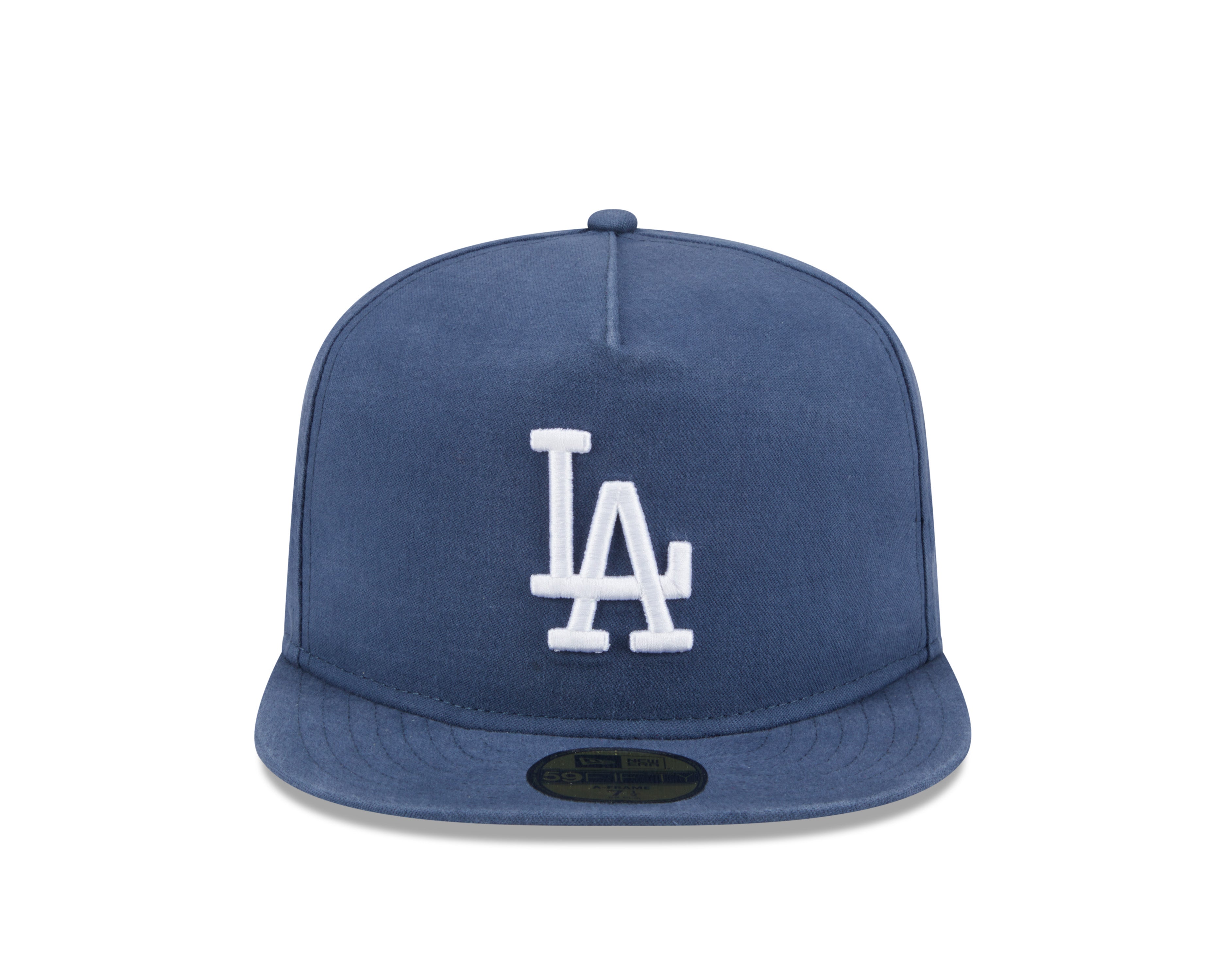 Los Angeles Dodgers MLB New Era Men's Dark Blue 59Fifty A-Frame Championship Side Flag