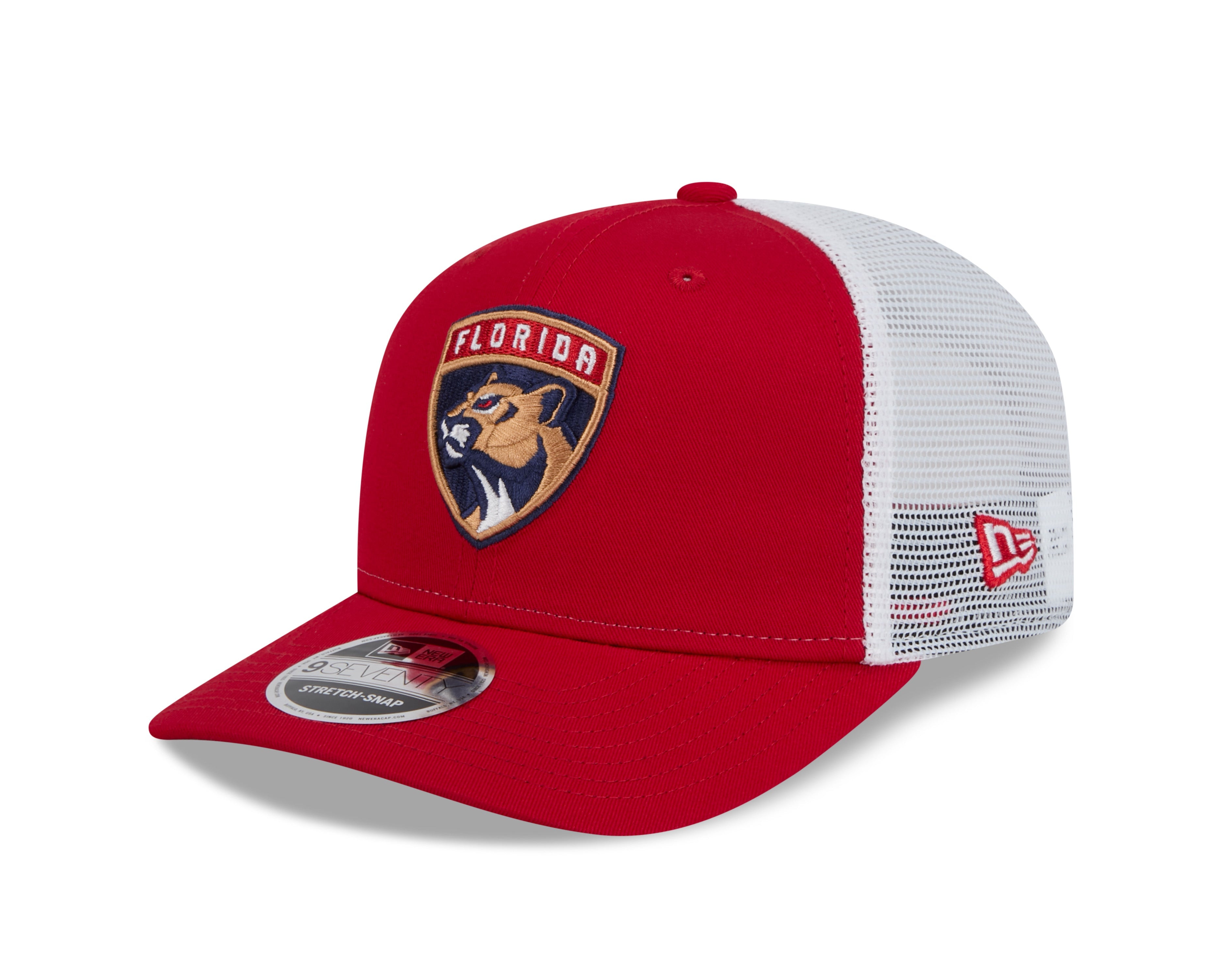 Florida Panthers NHL New Era Men's Red 9Seventy Trucker Snapback Hat