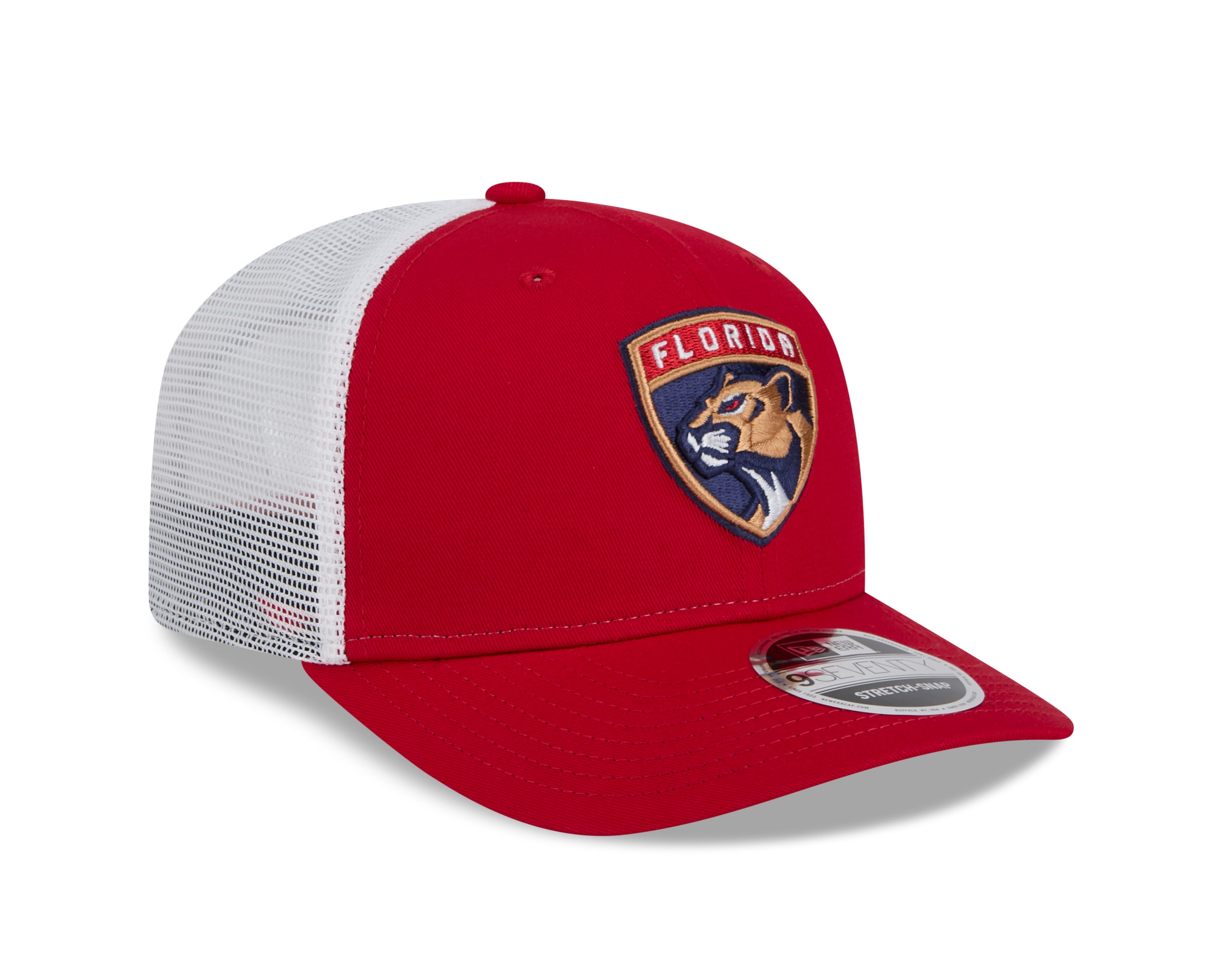 Florida Panthers NHL New Era Men's Red 9Seventy Trucker Snapback Hat