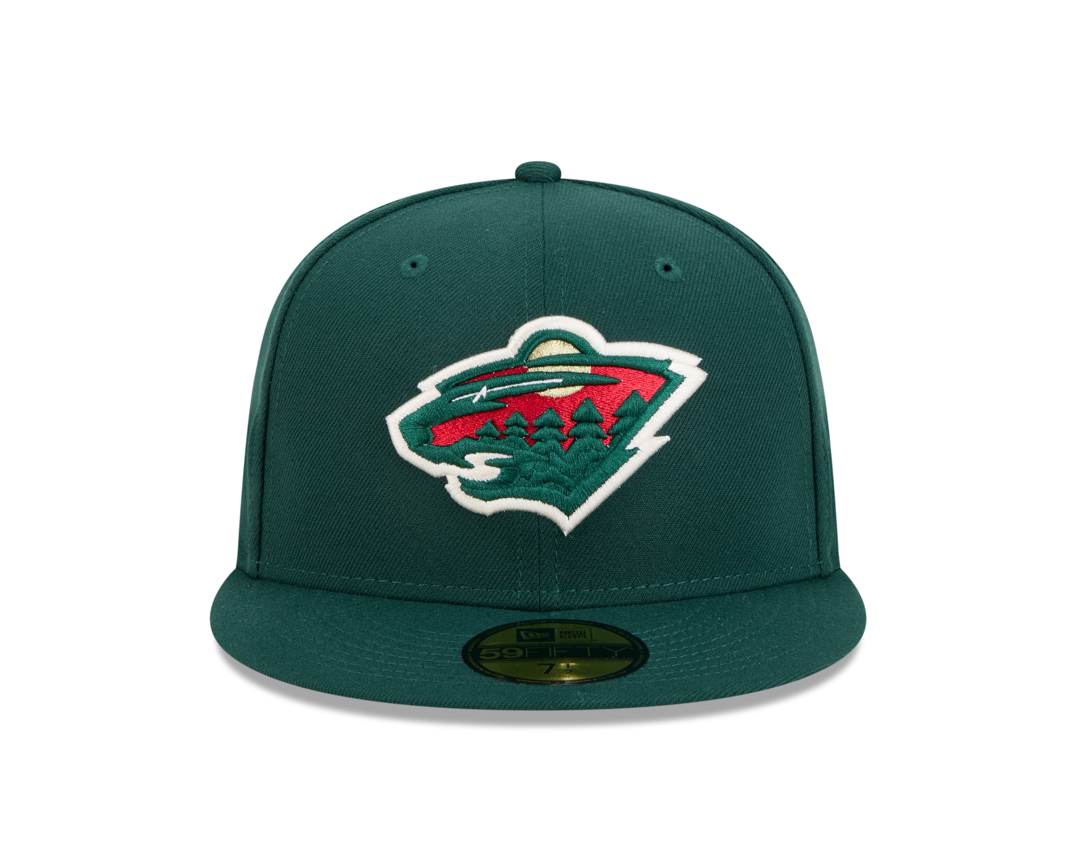 Casquette Minnesota Wild NHL New Era 59Fifty Core ajustée pour homme, vert forêt