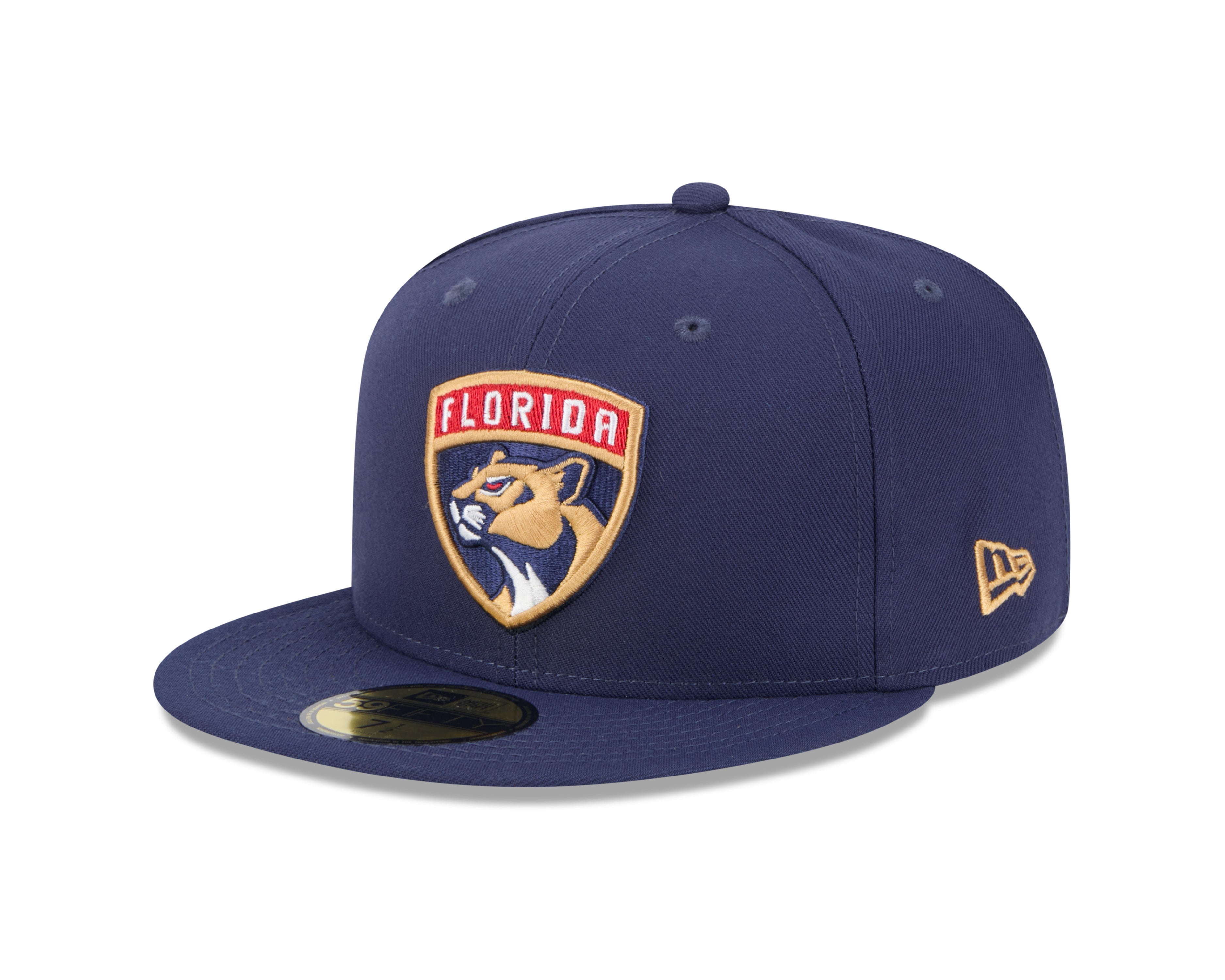 Florida Panthers NHL New Era Men's Navy 59Fifty Core Fitted Hat