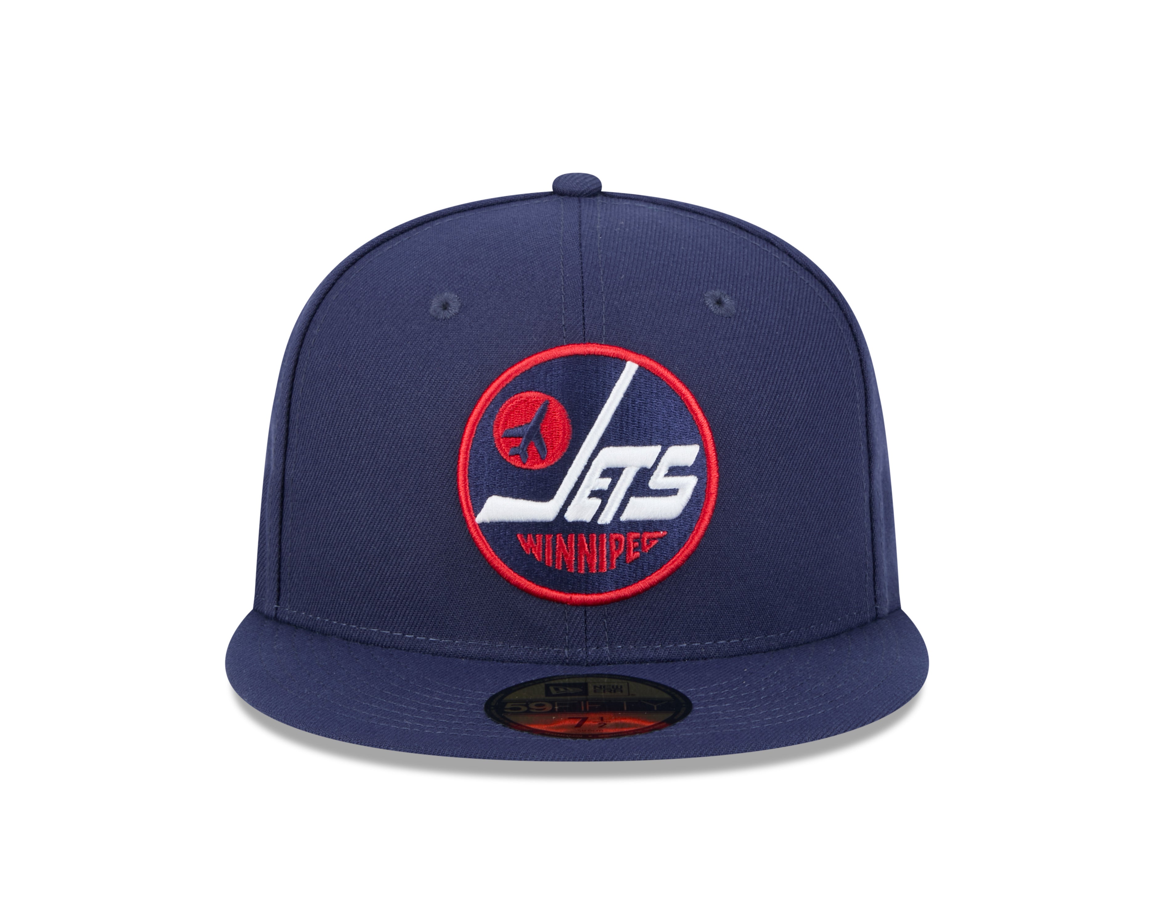 Casquette Winnipeg Jets NHL New Era 59Fifty Alternate Core Fitted Hat pour homme, couleur marine.