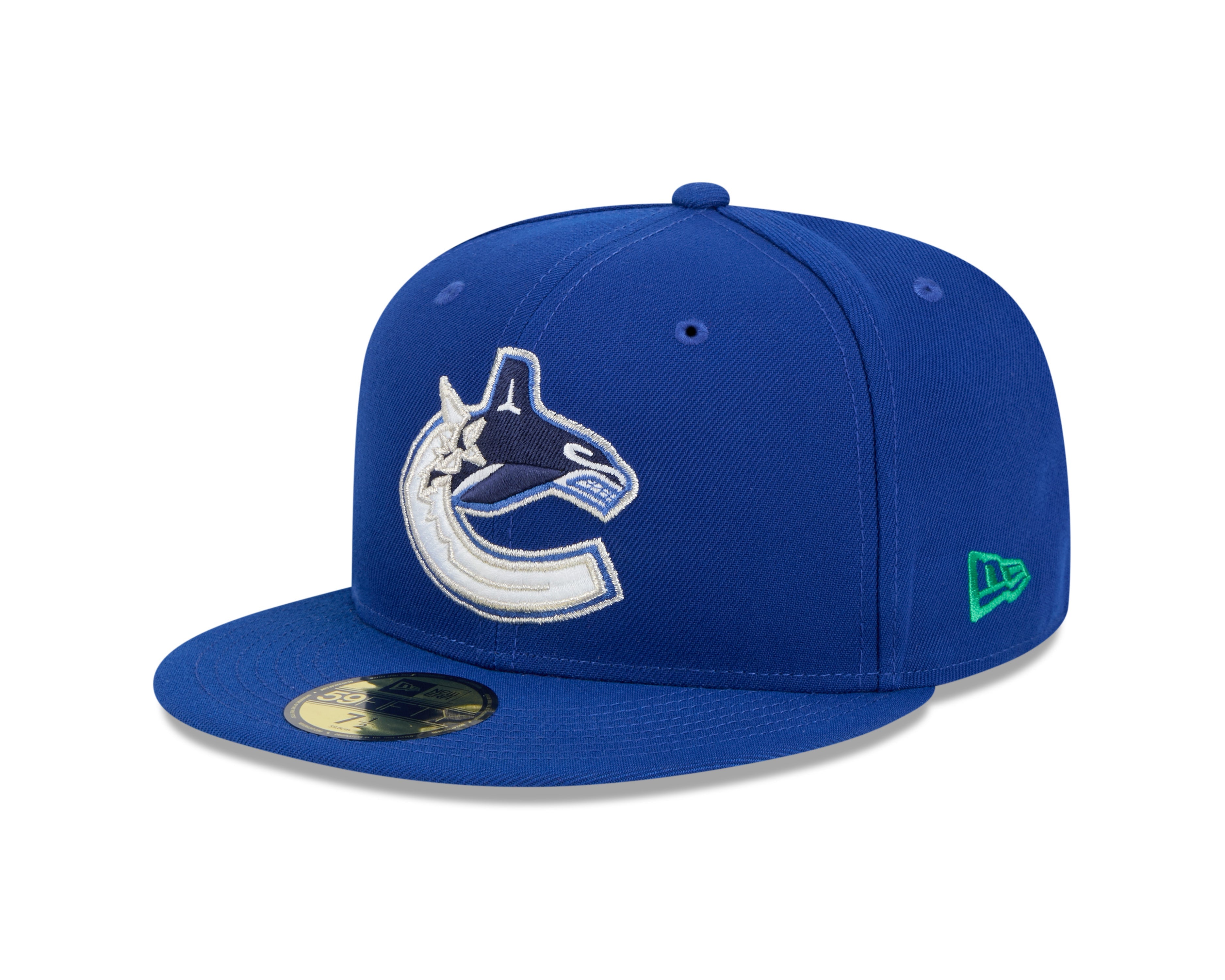 Vancouver Canucks NHL New Era Men's Royal 59Fifty Core Fitted Hat