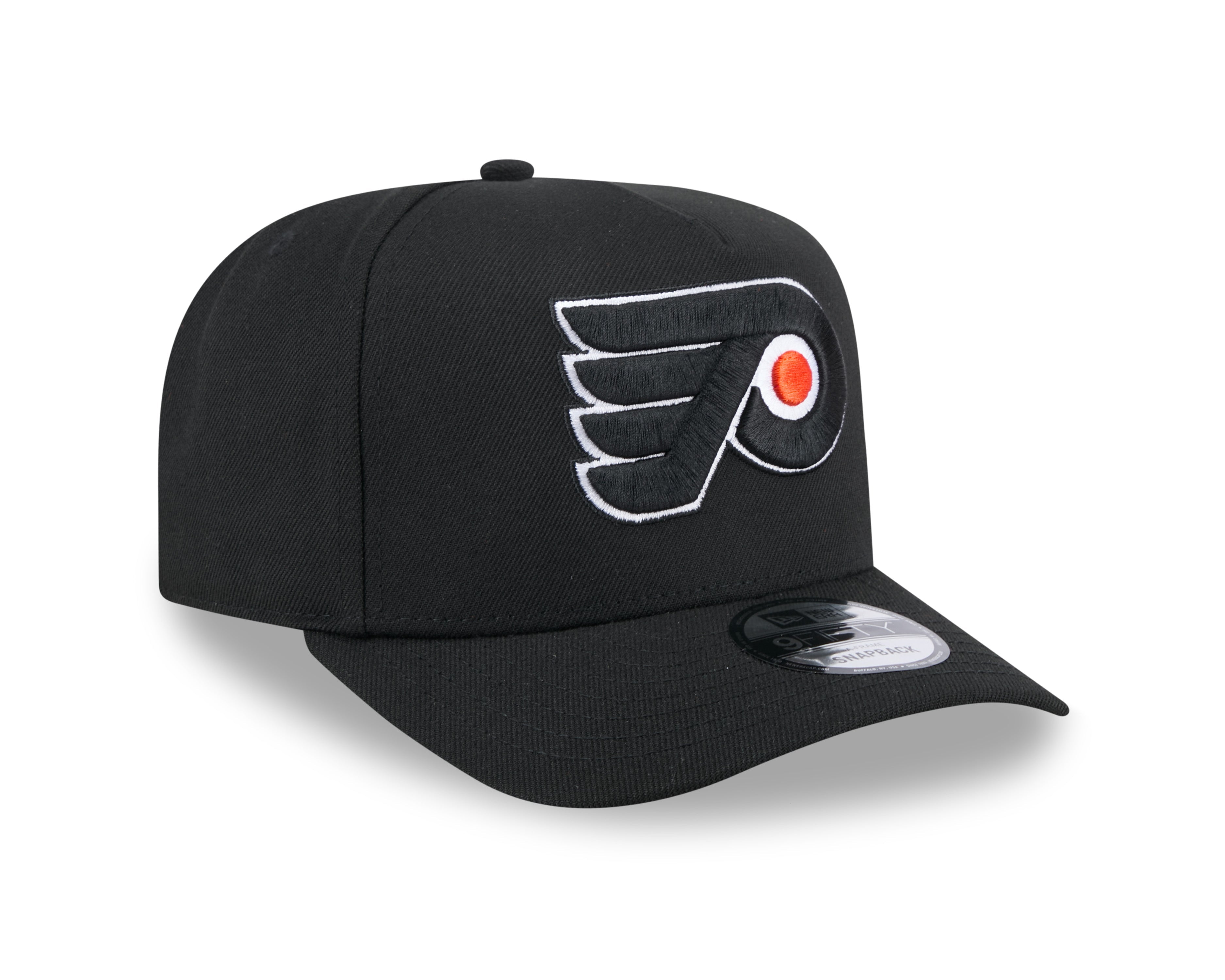 Philadelphia Flyers NHL New Era Men's Black 9Fifty A-Frame Snapback