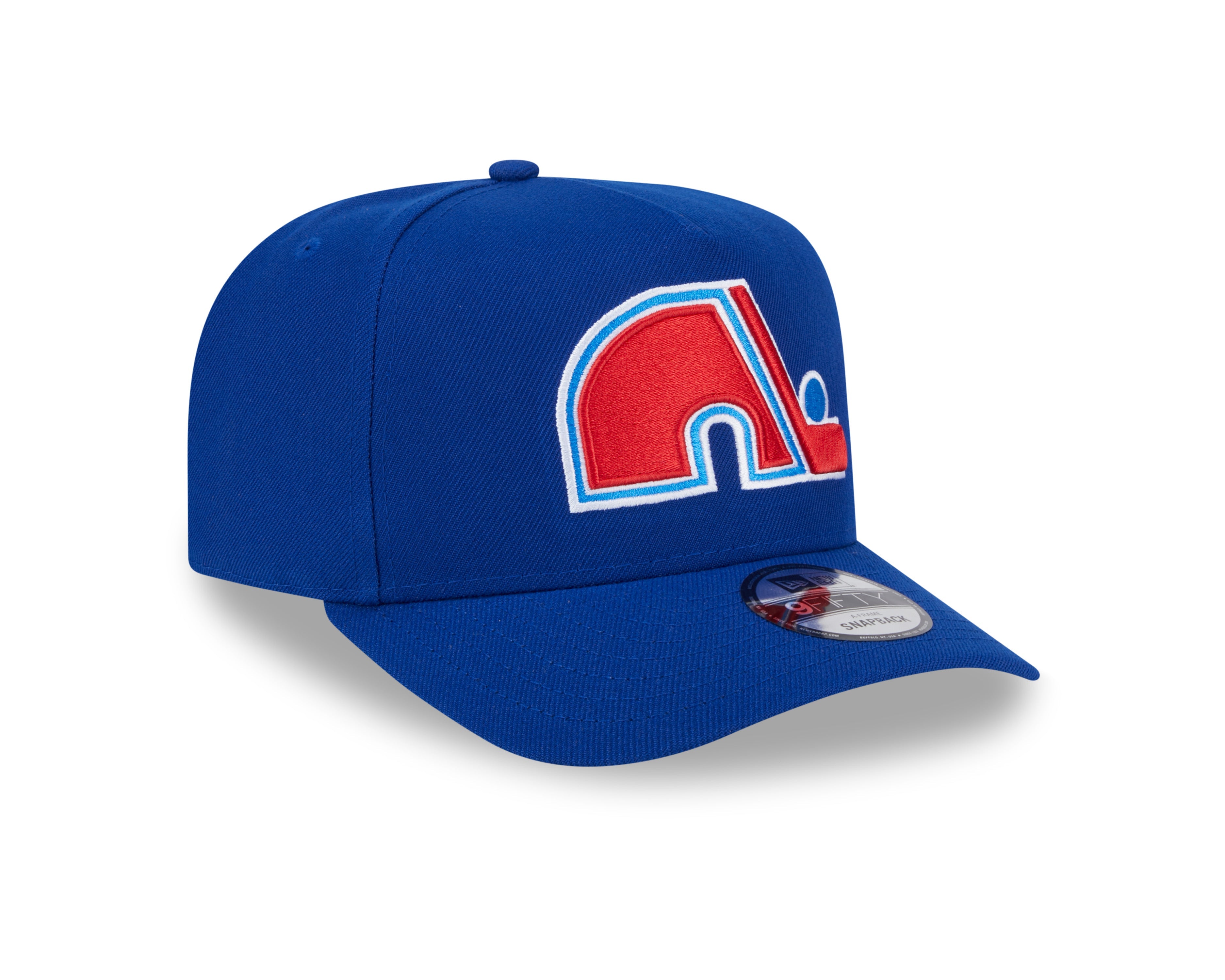 Casquette Snapback A-Frame 9Fifty bleu clair pour homme des Nordiques de Québec de la LNH de New Era