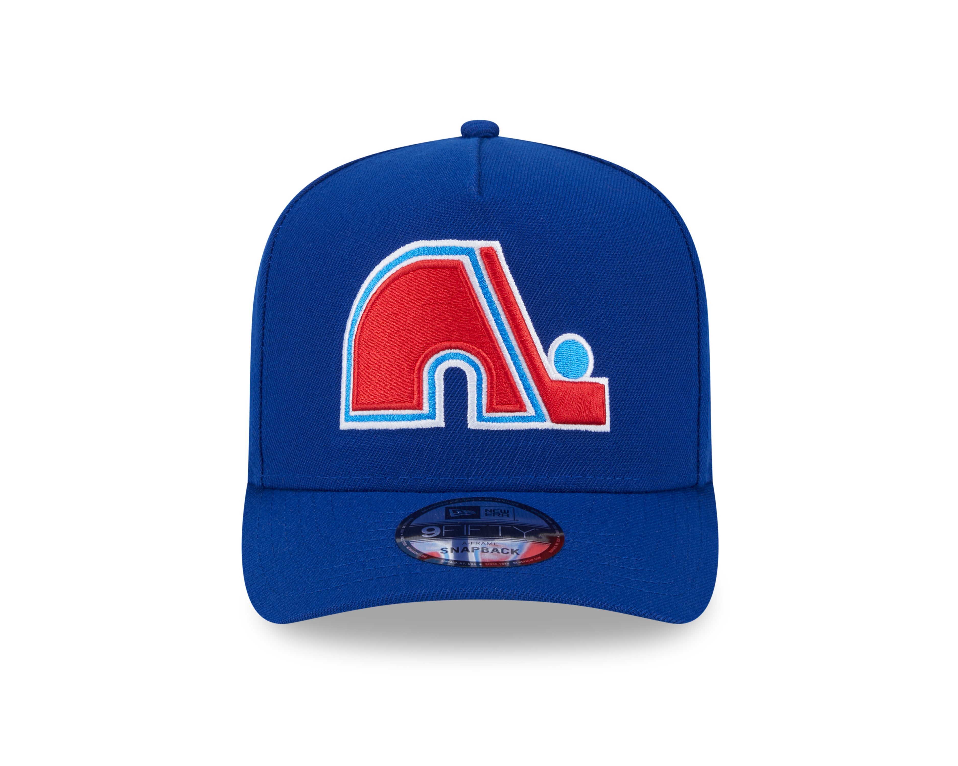 Casquette Snapback A-Frame 9Fifty bleu clair pour homme des Nordiques de Québec de la LNH de New Era