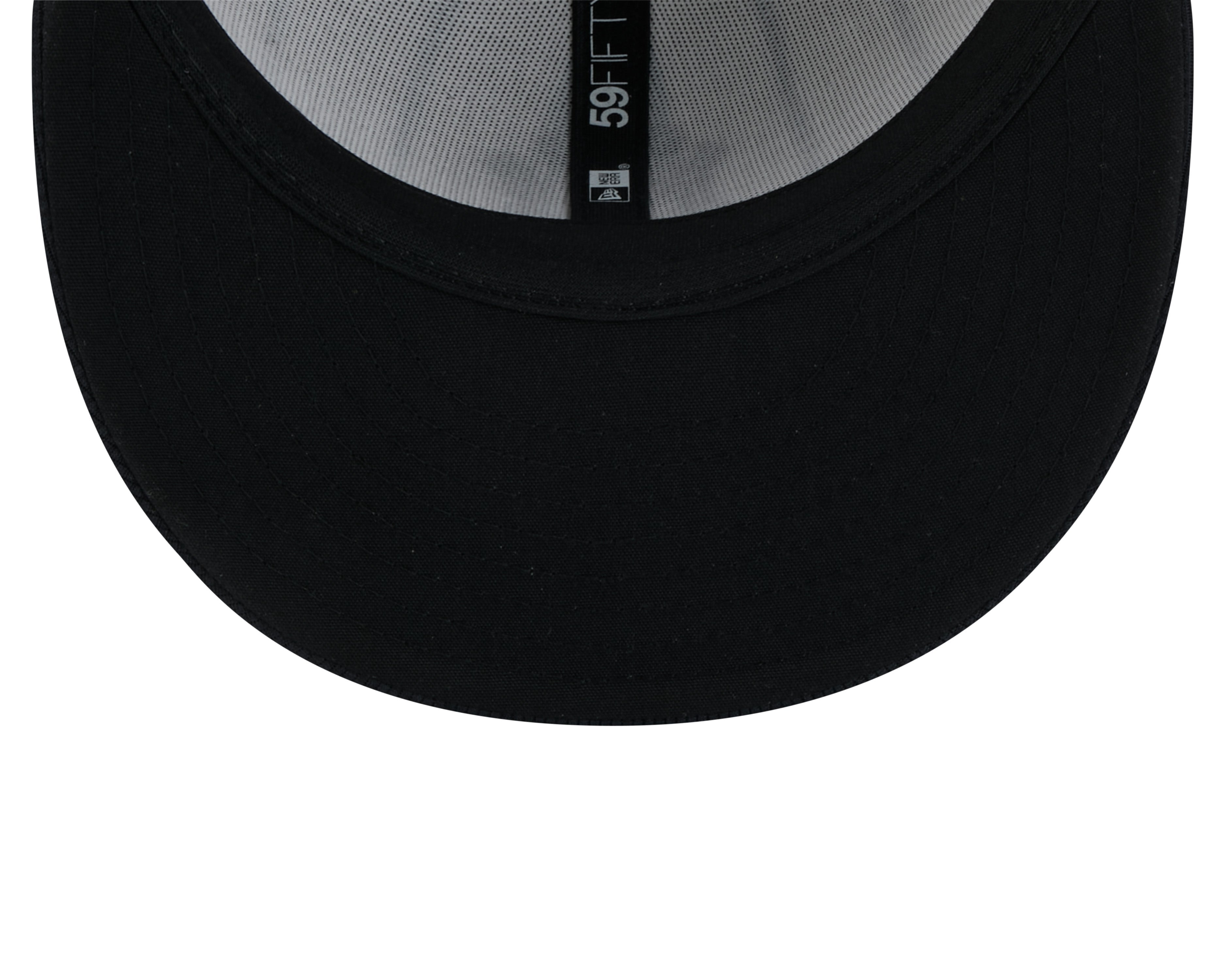 New York Yankees MLB New Era Men's White/Navy 59Fifty 2025 Spring Training Pinstripe Fitted Hat