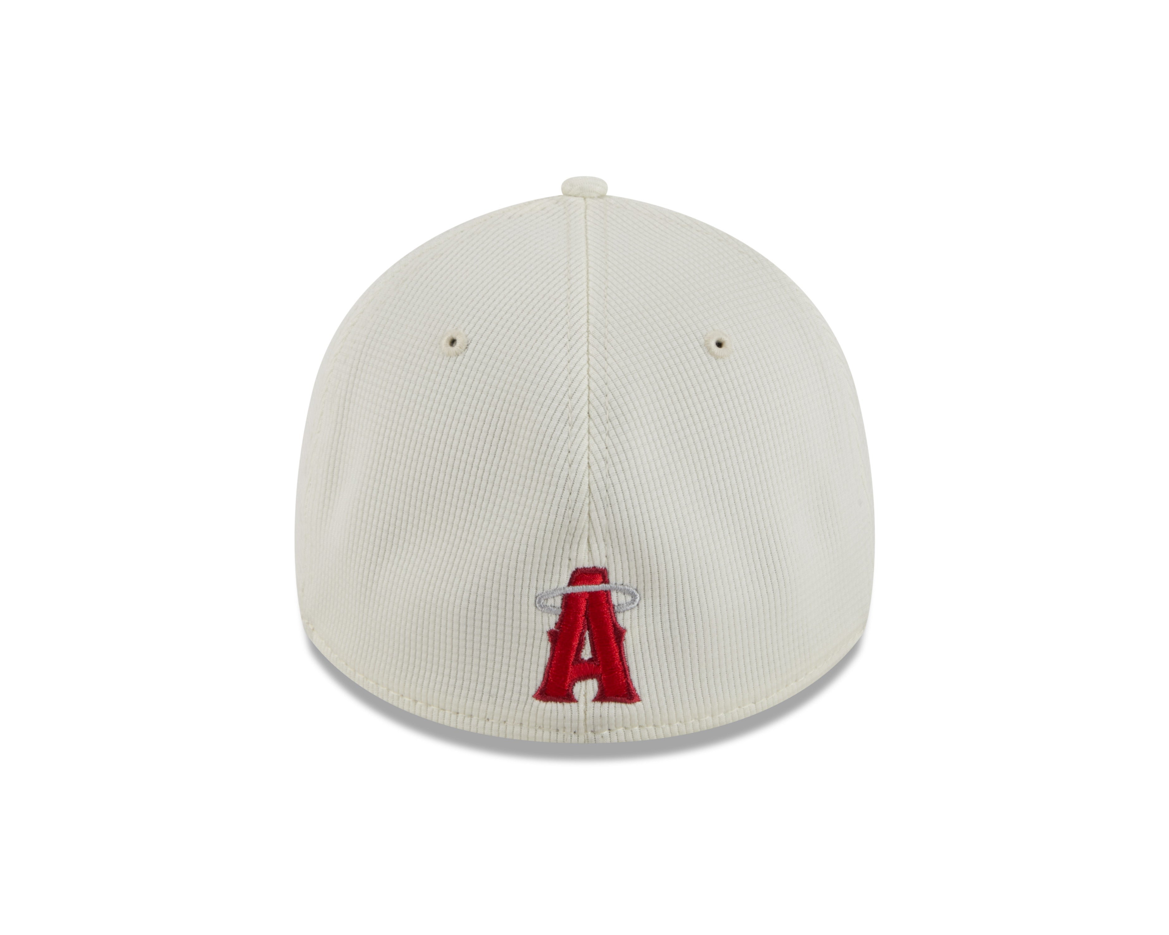 Anaheim Angels MLB New Era Men's Beige/Red 39Thirty 2022 City Connect Stretch Fit Hat