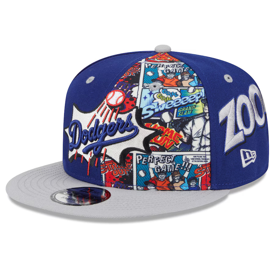 Los Angeles Dodgers MLB New Era Men's Royal/Gray 9Fifty 2025 Diamond Hero Edition Snapback