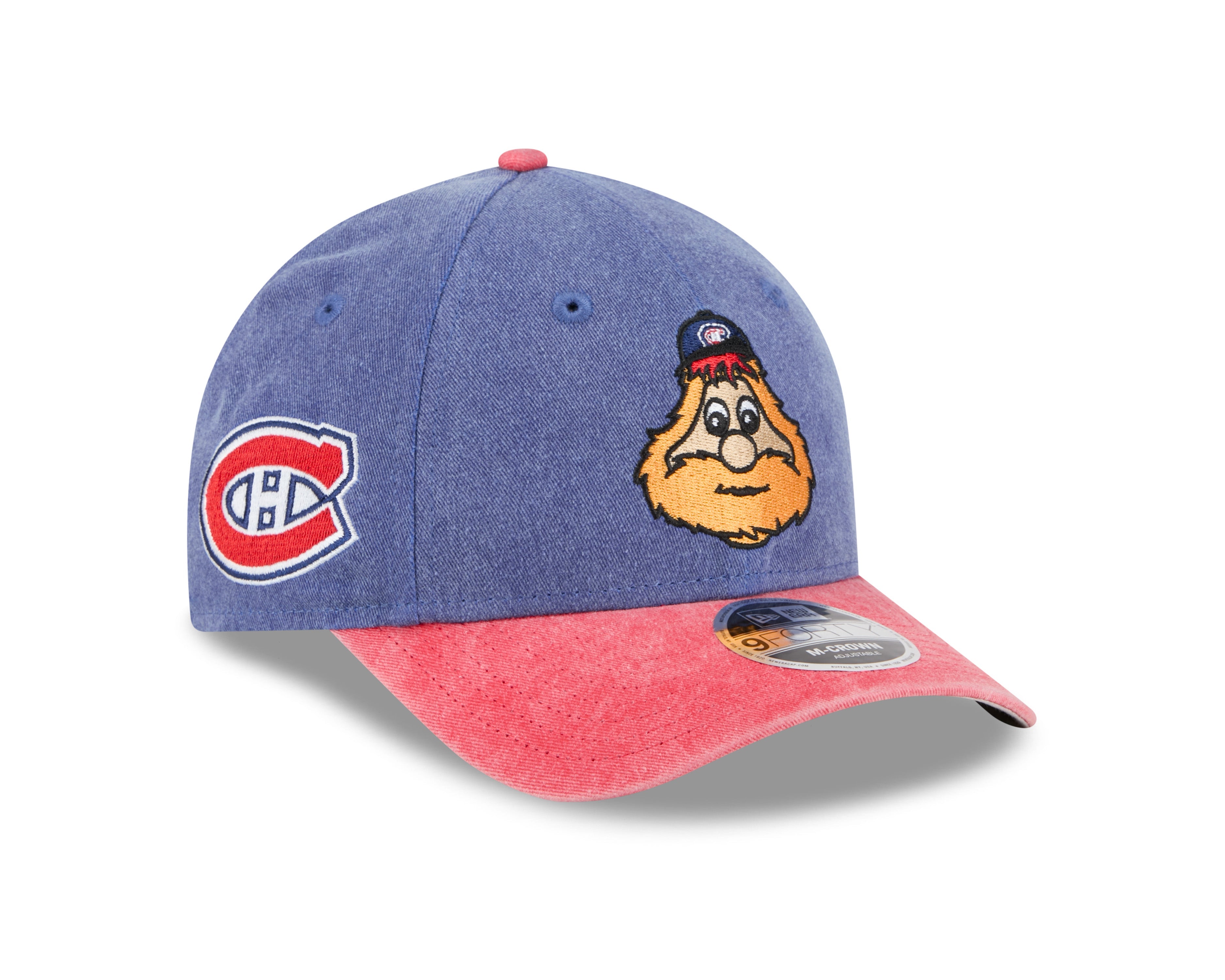 Youppi Montreal Canadiens NHL New Era Men's Navy/Red 9Forty Two Tone Snapback
