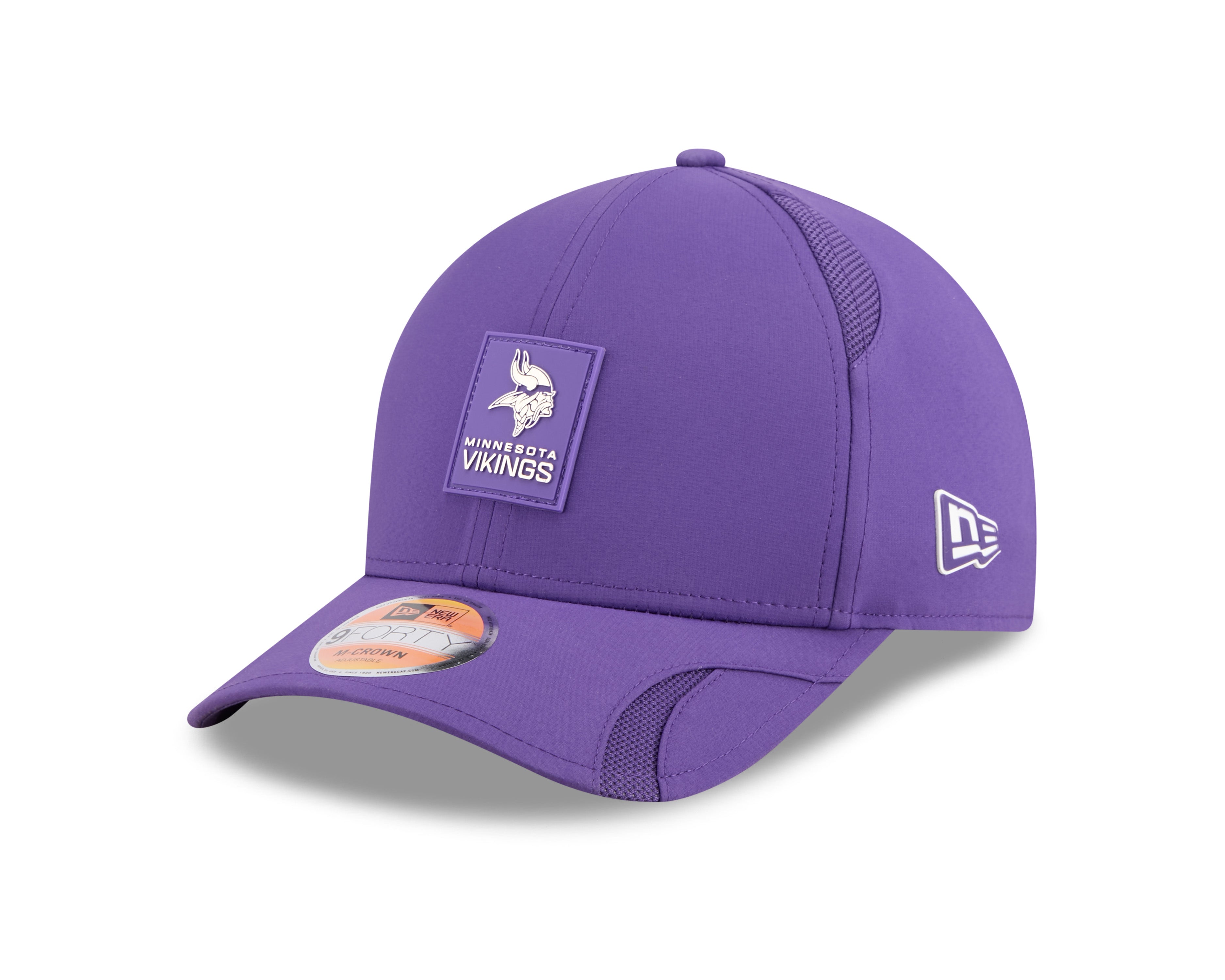 Minnesota Vikings NFL New Era Men's Purple 9Forty 2025 Sideline M-Crown Snapback