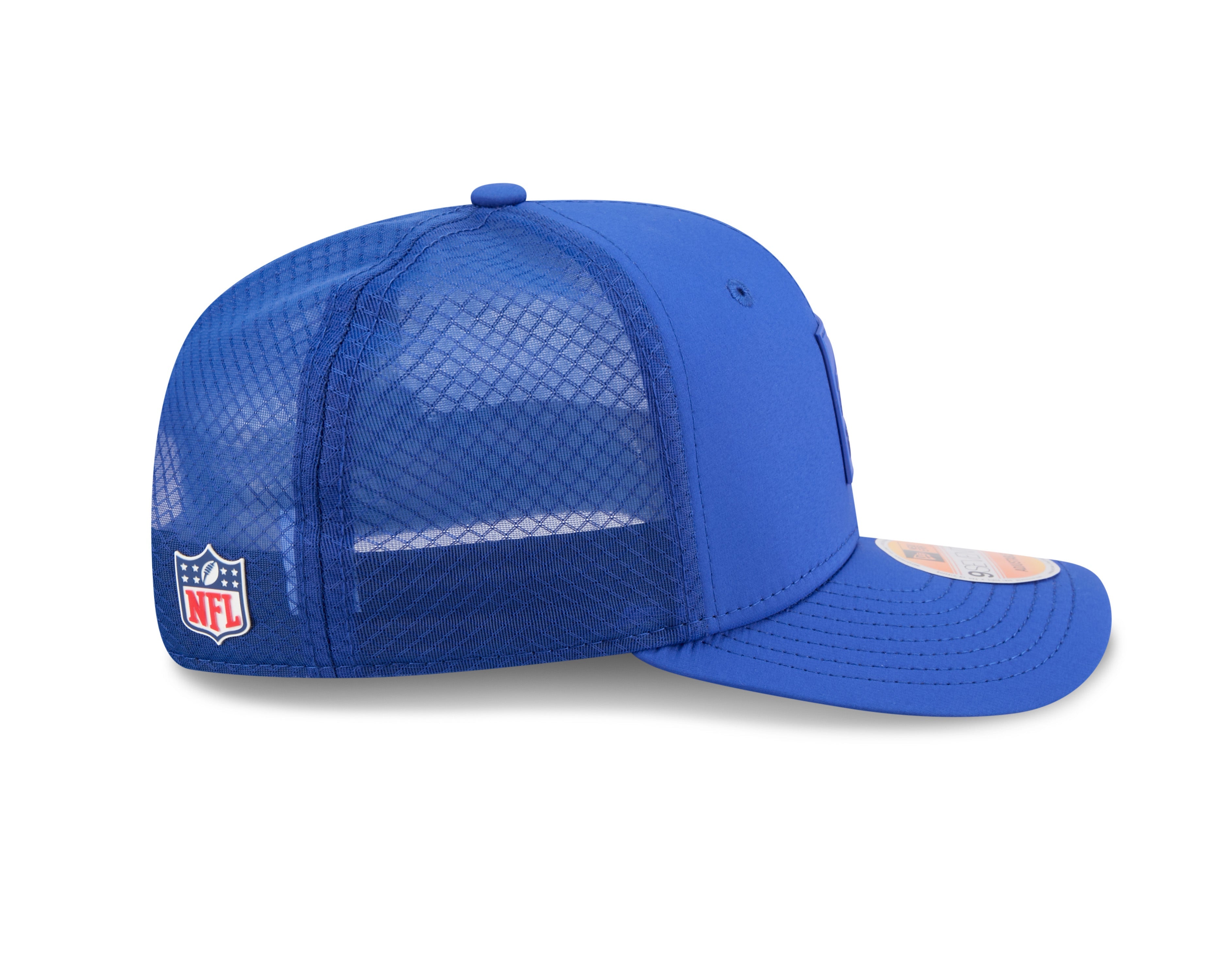Buffalo Bills NFL New Era Men's Royal Blue 9Seventy 2025 Sideline Hot Weather Trucker Snapback