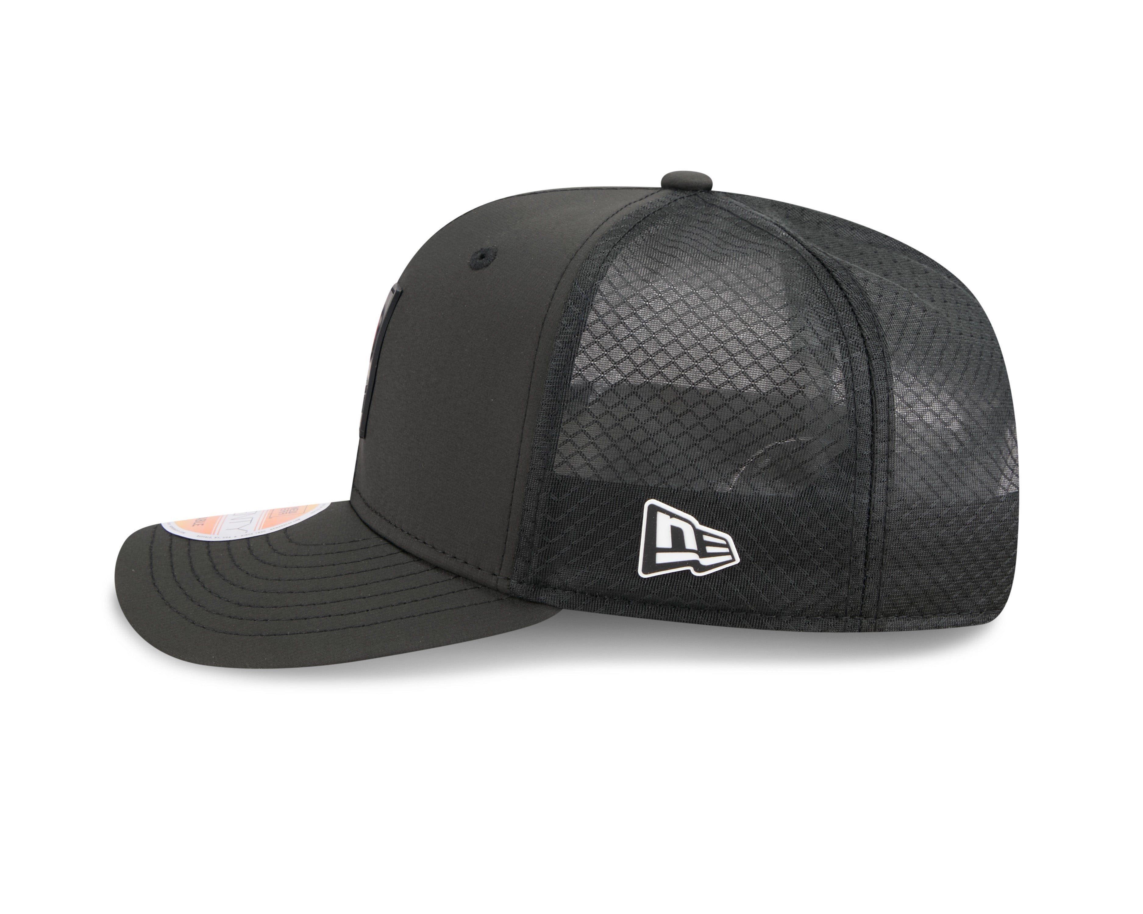 San Francisco 49ers NFL New Era Men's Black 9Seventy 2025 Sideline Hot Weather Trucker Snapback