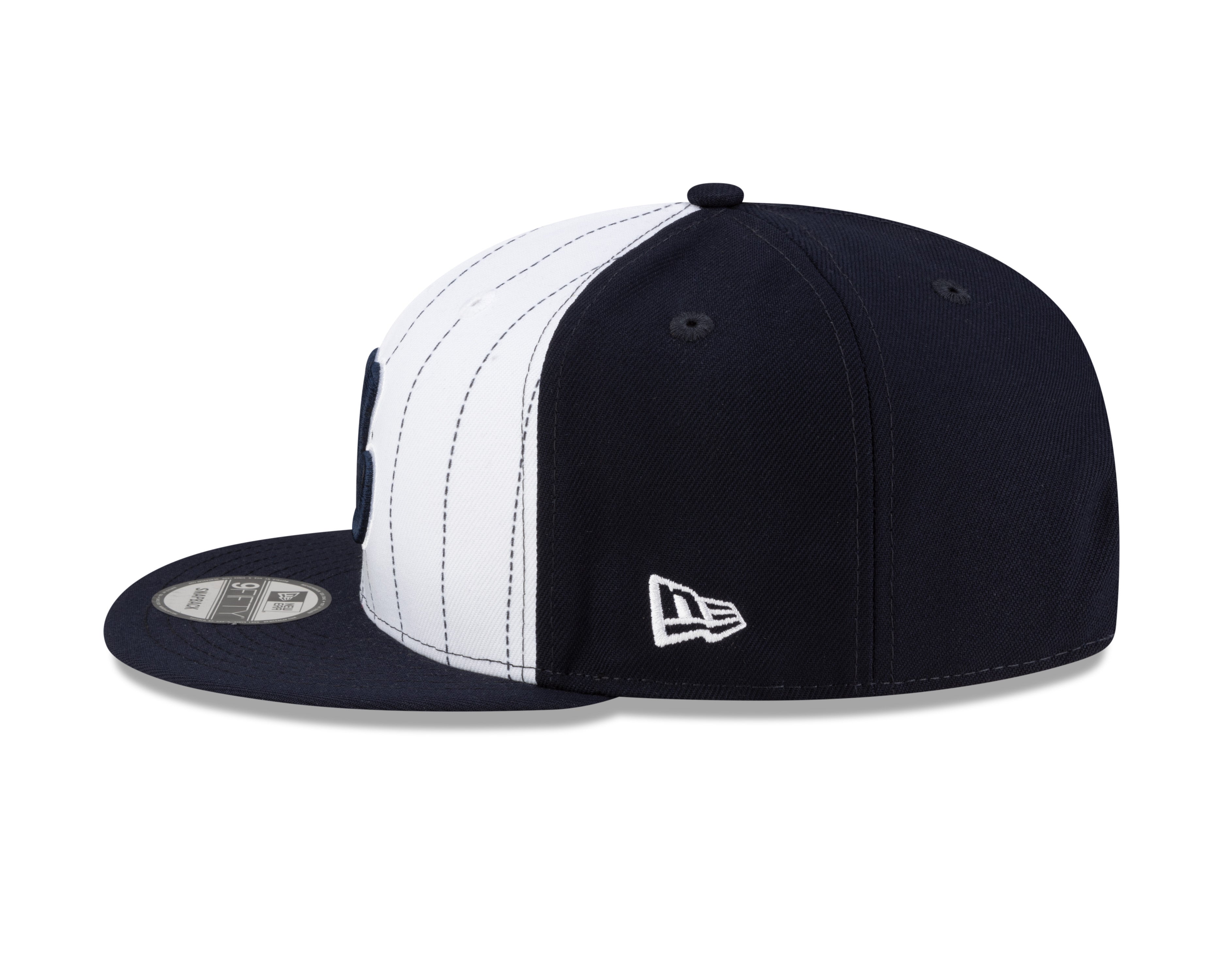 Montreal Expos MLB New Era Men's Navy 9Fifty Cooperstown Pinstripe Snapback