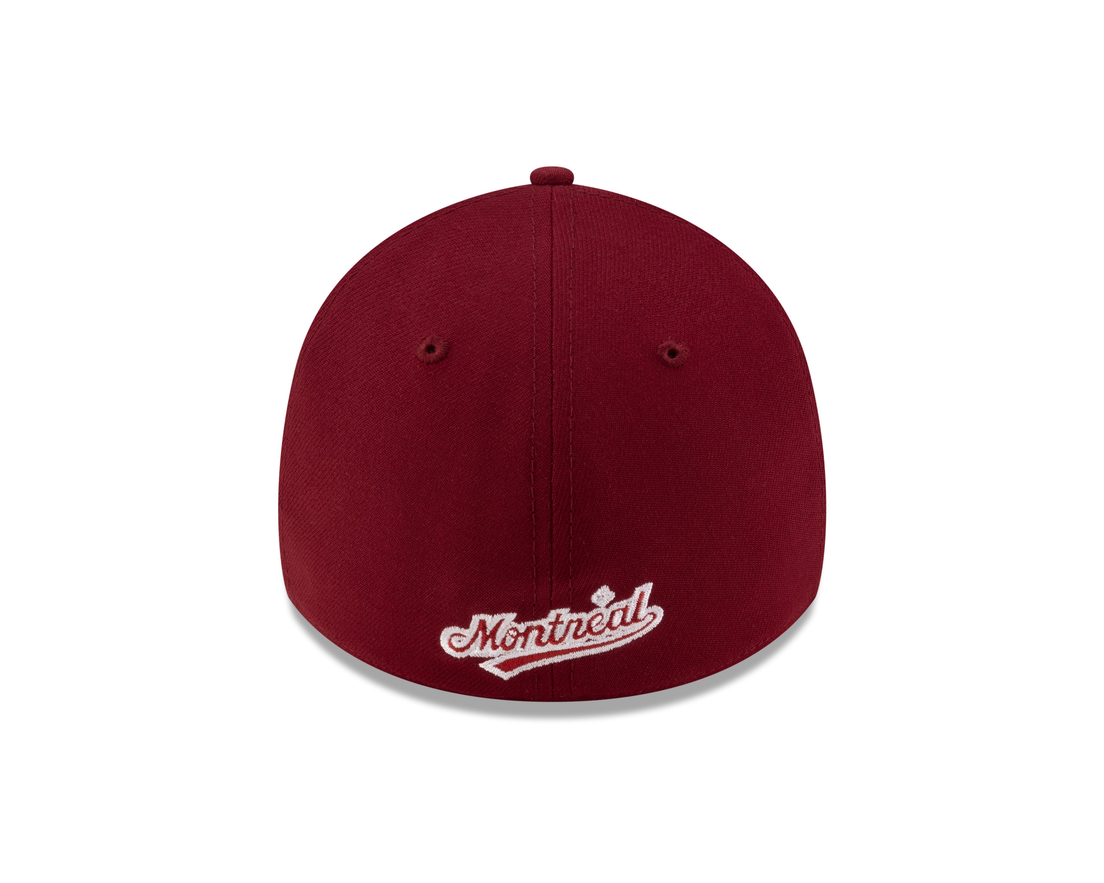 Montreal Expos MLB New Era Men's Maroon 39Thirty Team Classic Stretch Fit Hat