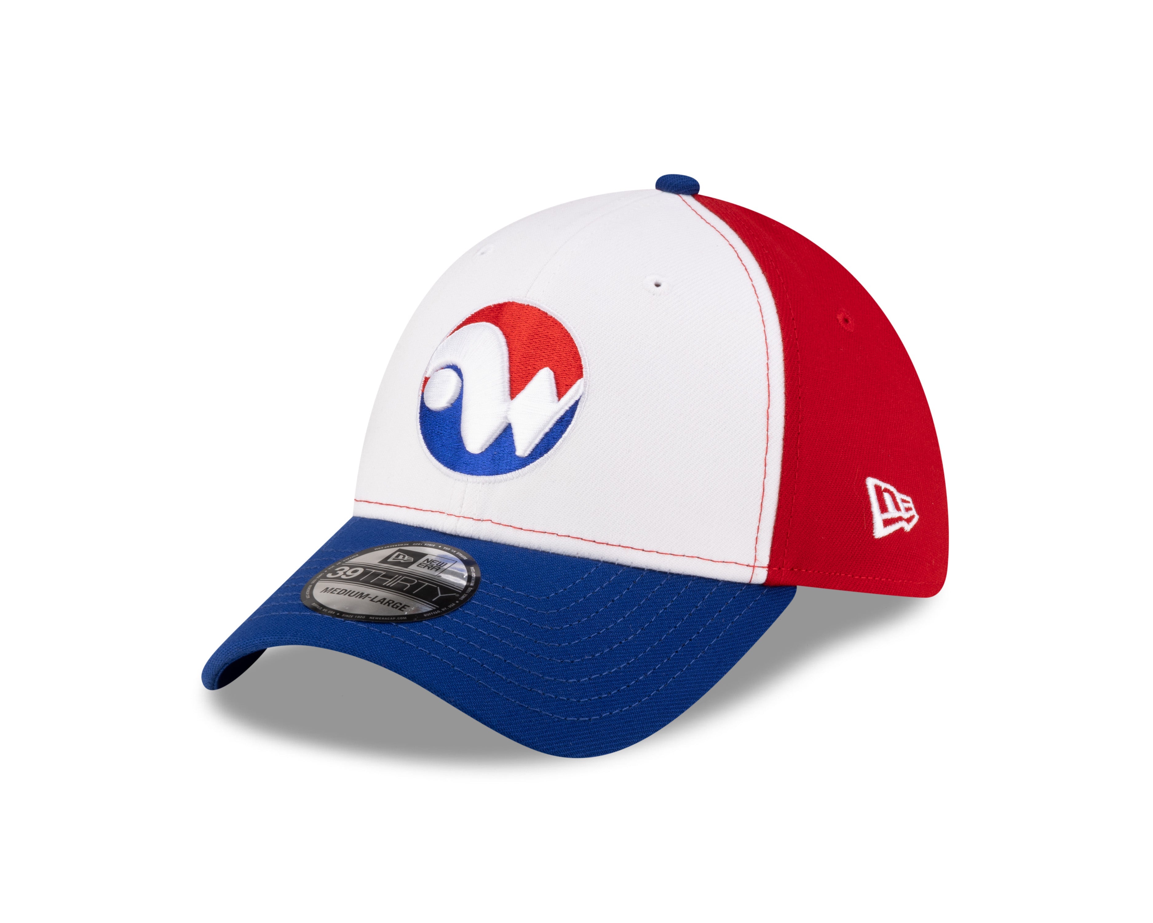 Winnipeg Whips MiLB New Era Men's Tricolor 39Thirty Hometown Collection Stretch Fit Hat