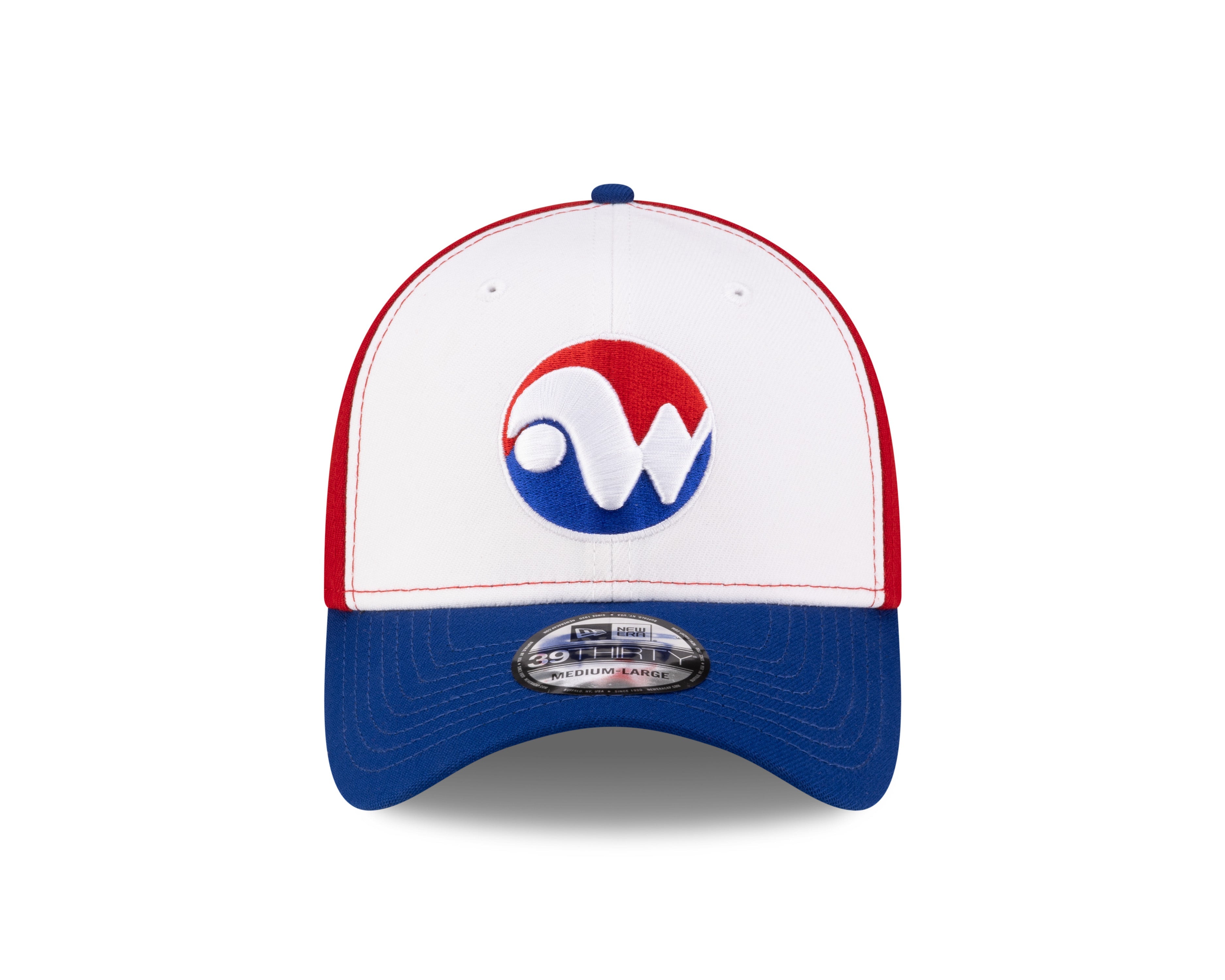 Winnipeg Whips MiLB New Era Men's Tricolor 39Thirty Hometown Collection Stretch Fit Hat