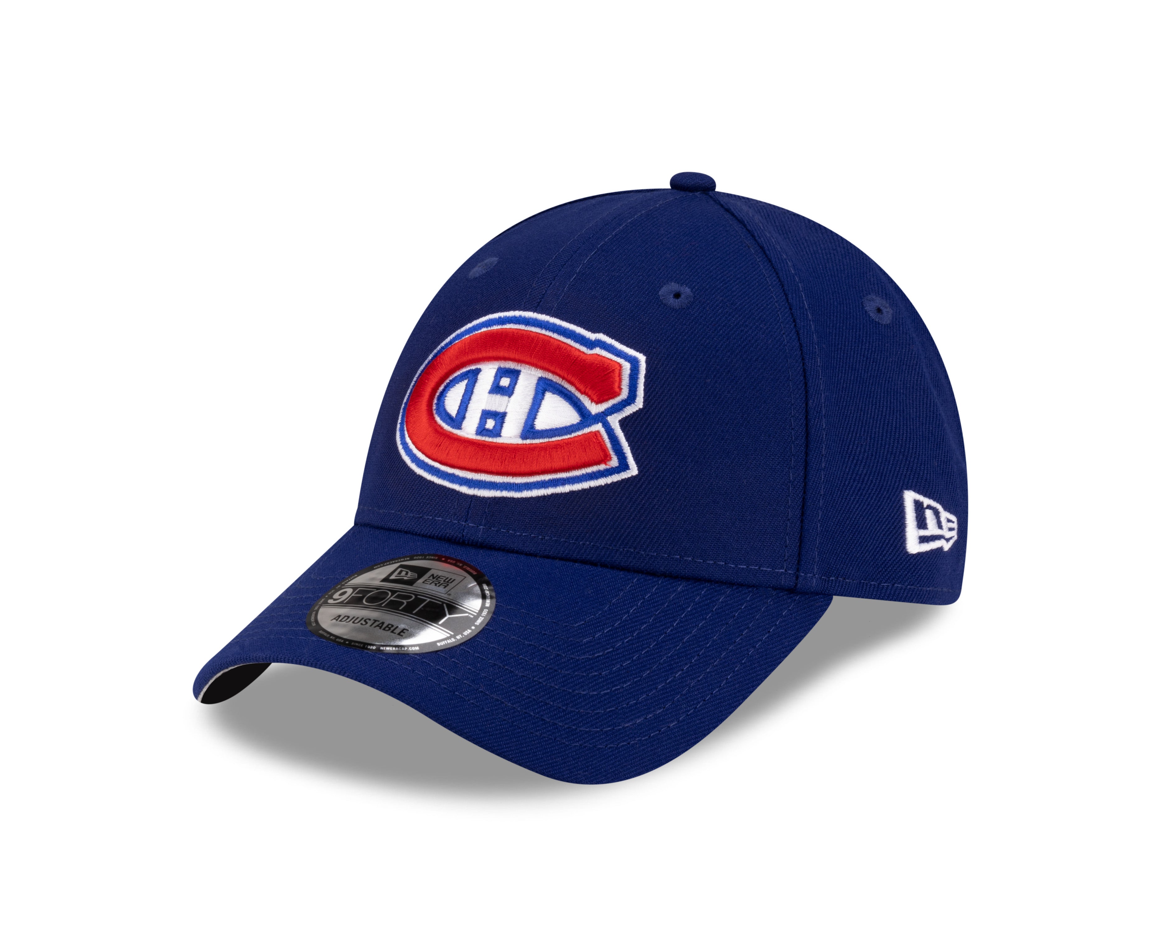 Montreal Canadiens NHL New Era Men's Dark Royal 9Forty The League Adjustable Hat