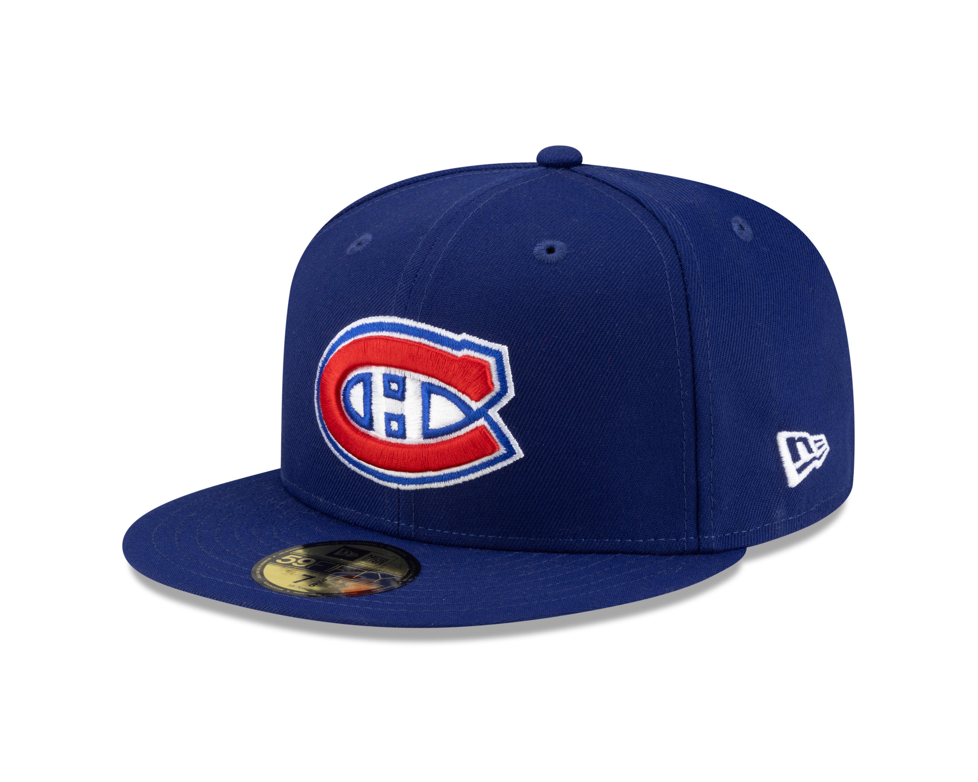 Casquette montante 59Fifty Royal Blue New Era pour homme de la NHL des Canadiens de Montréal