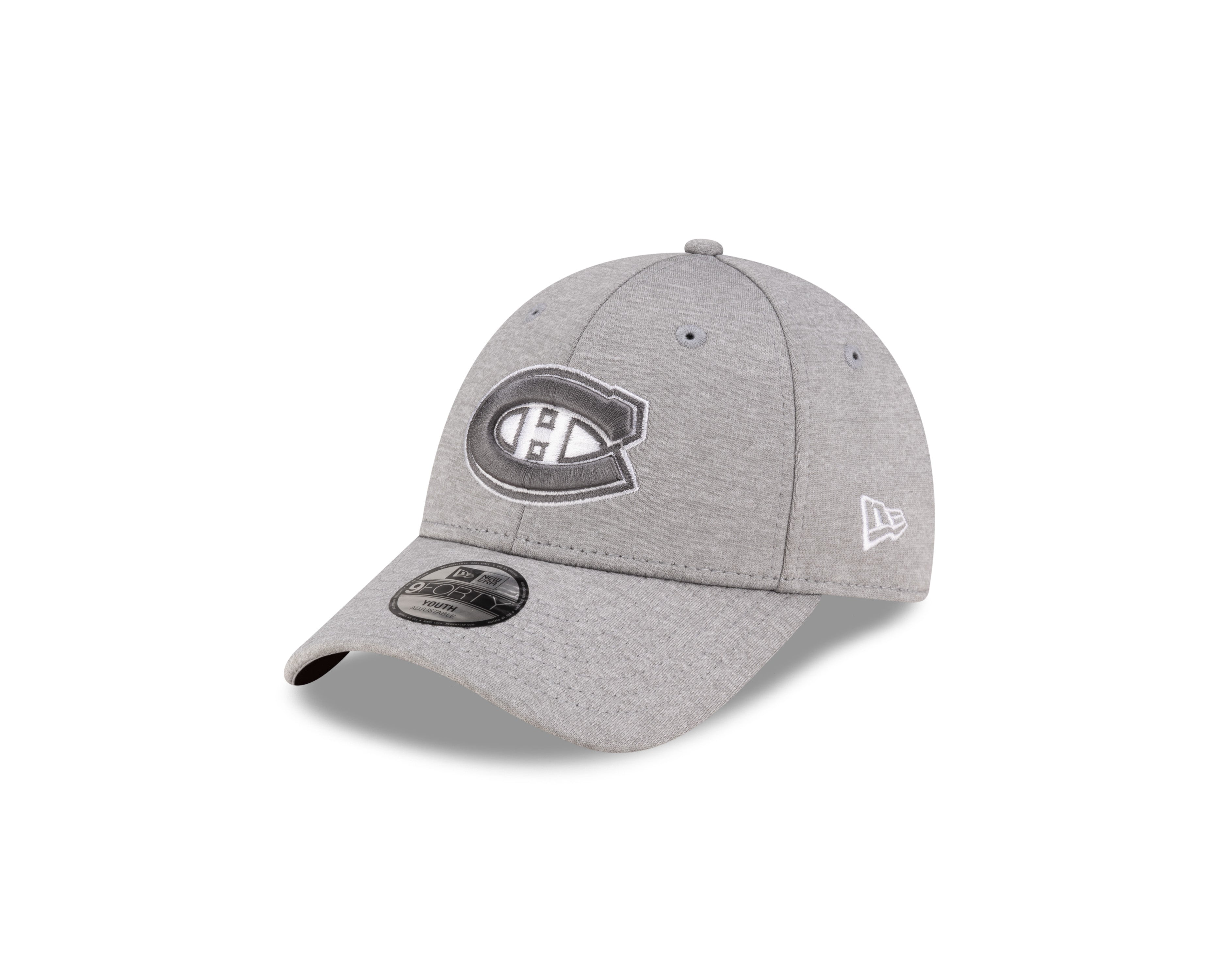 Montreal Canadiens NHL New Era Youth Grey 9Forty Adjustable Hat