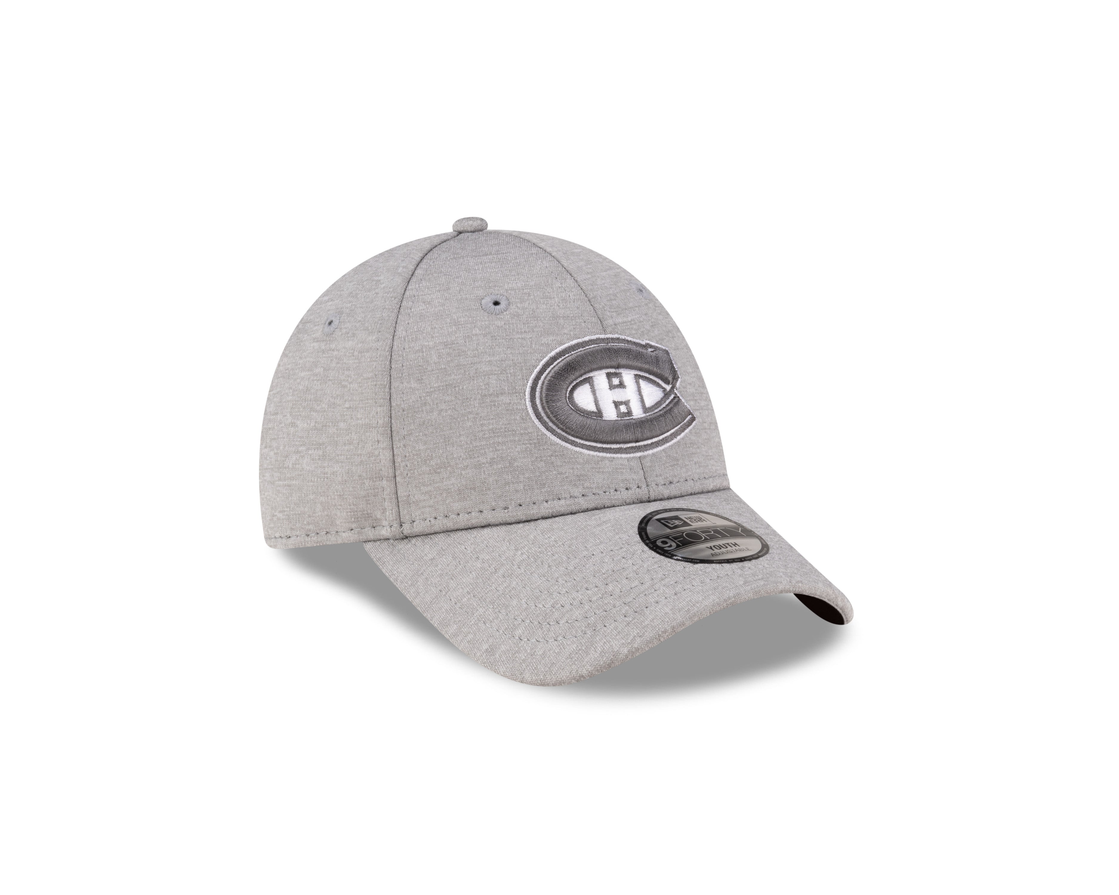 Montreal Canadiens NHL New Era Youth Grey 9Forty Adjustable Hat