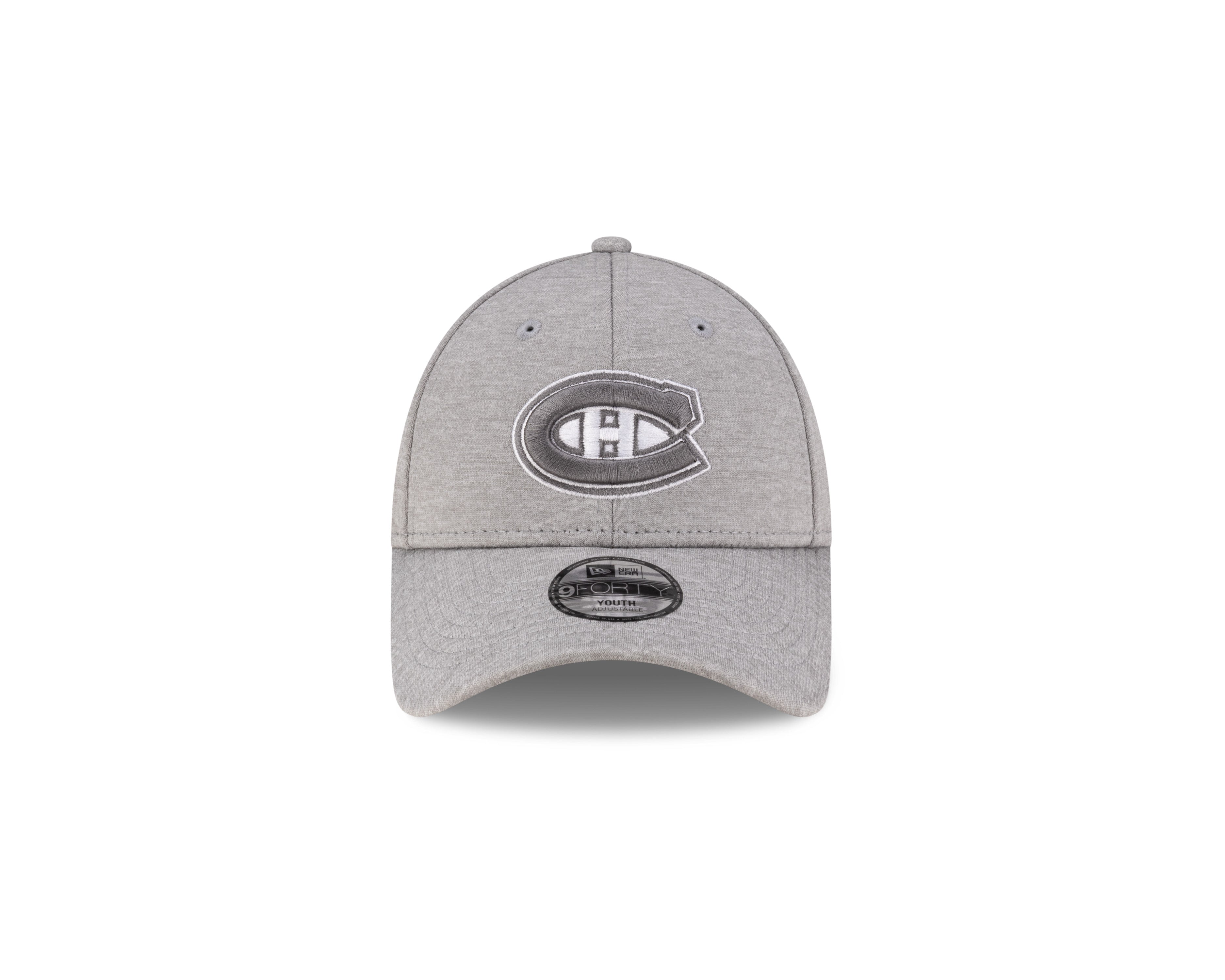 Montreal Canadiens NHL New Era Youth Grey 9Forty Adjustable Hat
