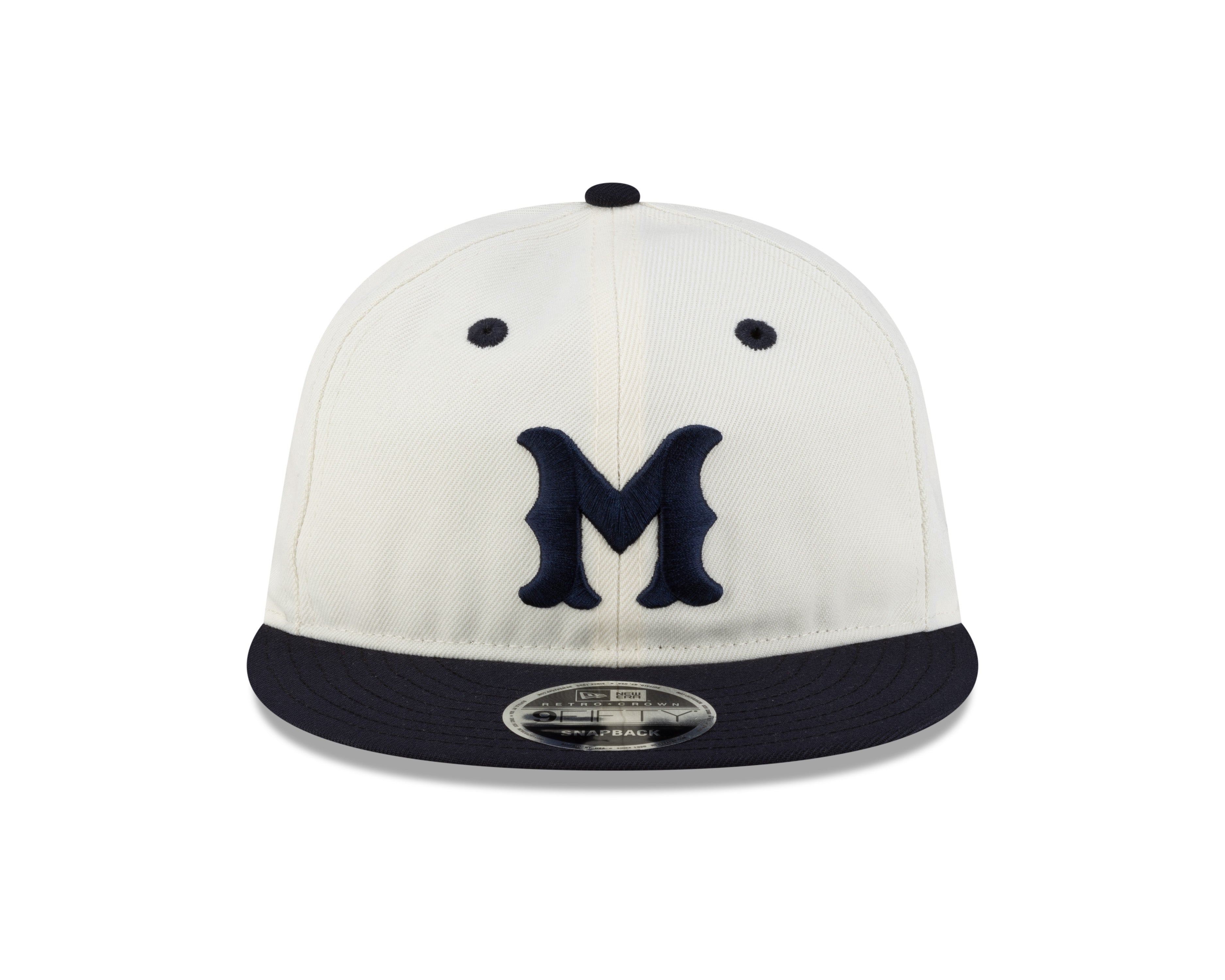 Montreal Royals MiLB New Era Men's Chrome White/Navy 9Fifty Retro Crown Snapback