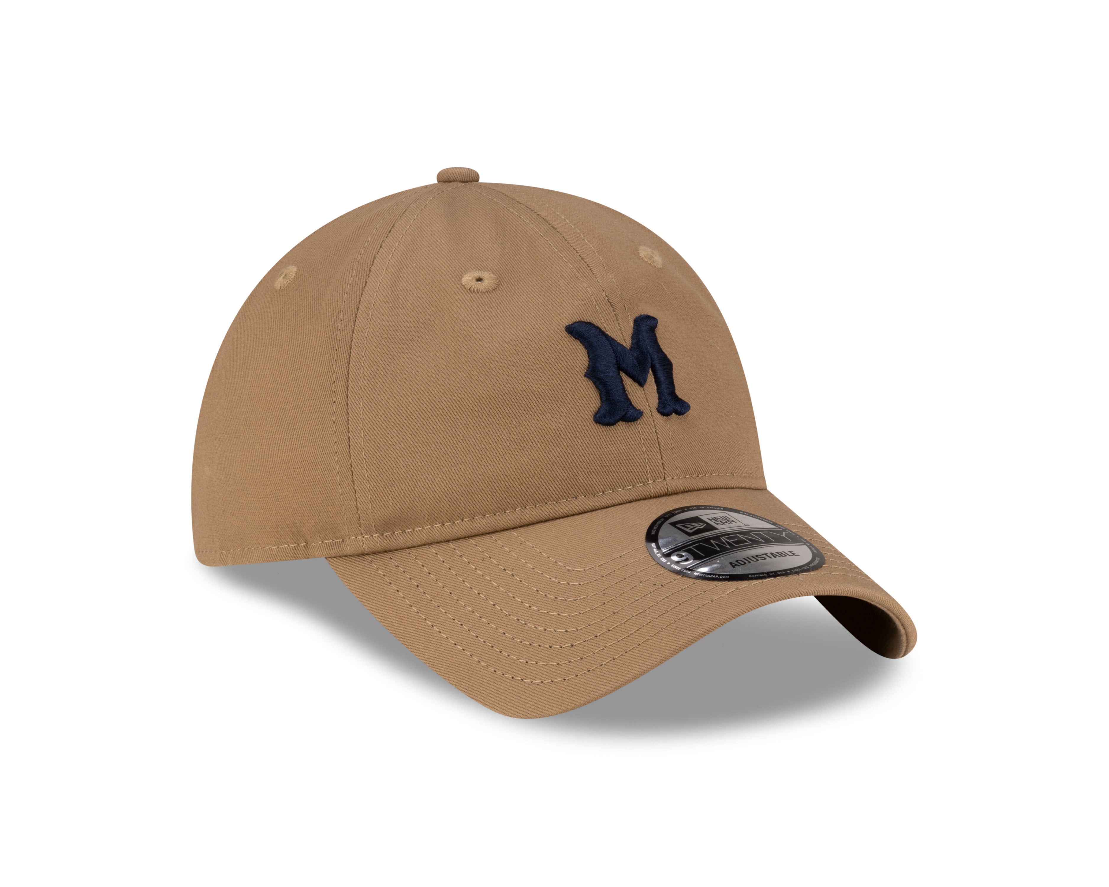 Montreal Royals MiLB New Era Men's Khaki 9Twenty Core Classic Adjustable Hat