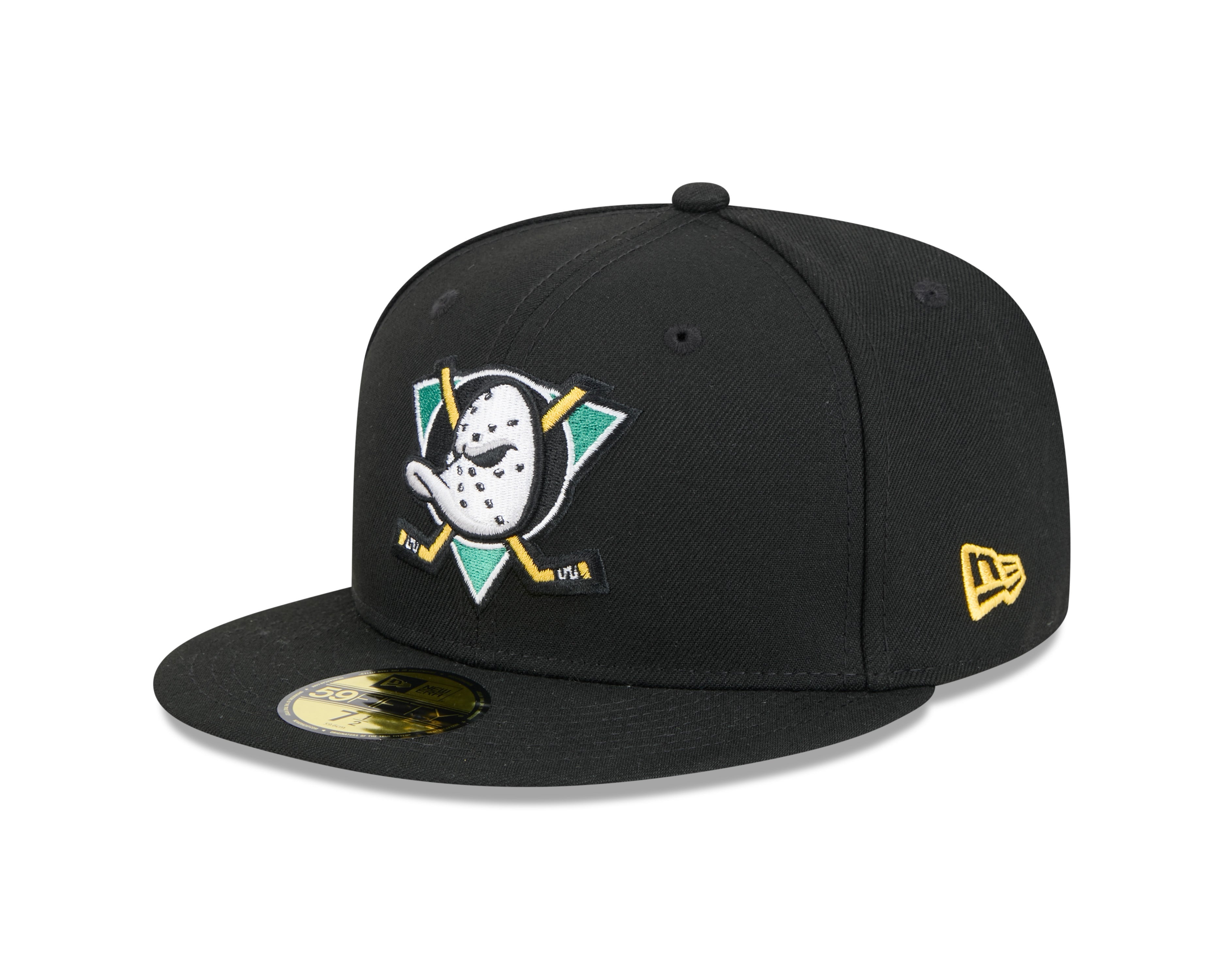 Casquette ajustée 59Fifty Core noire pour homme des Ducks d'Anaheim de la LNH de New Era