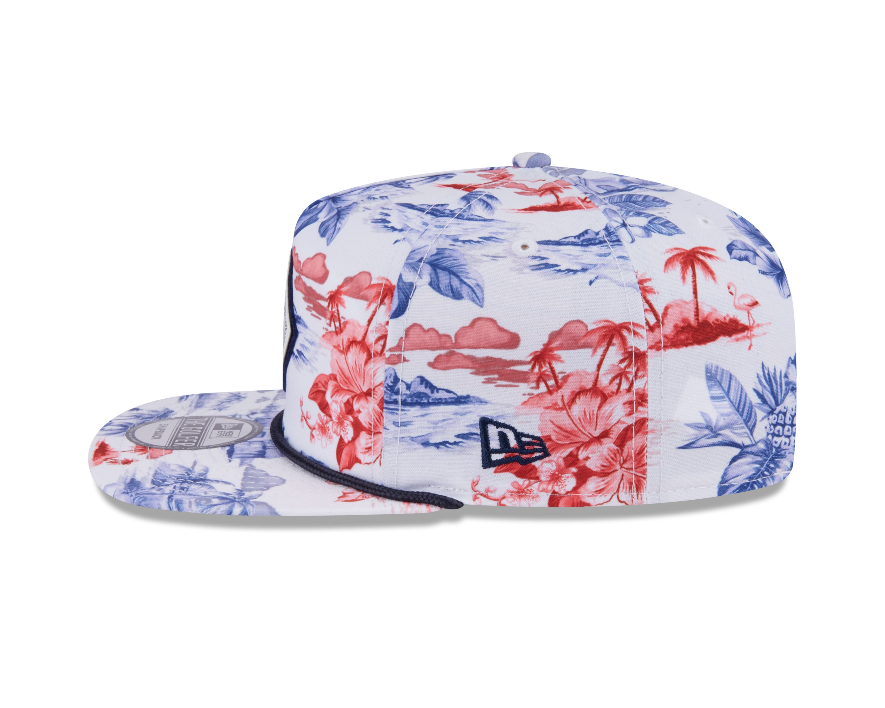 Atlanta Braves MLB New Era Men's White Cord Golfer Printed Snapback