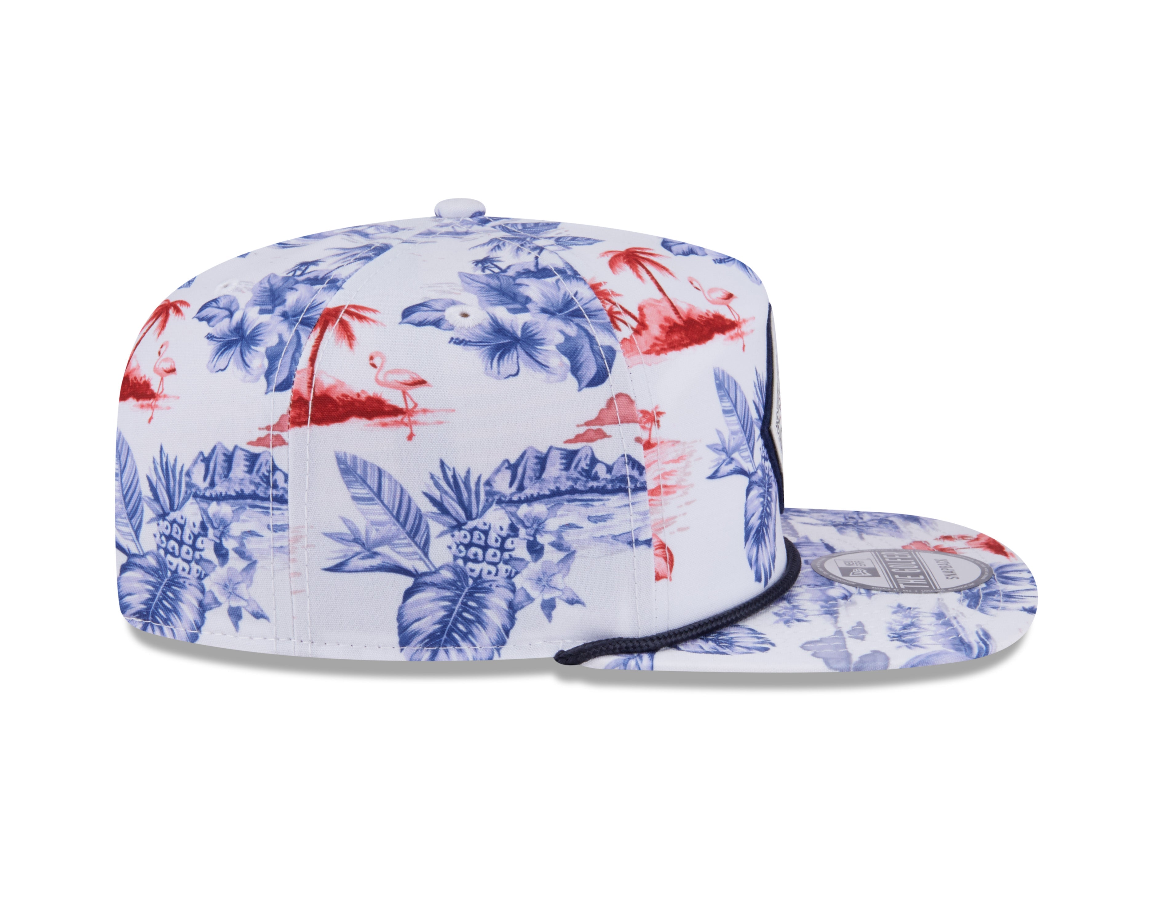Atlanta Braves MLB New Era Men's White Cord Golfer Printed Snapback