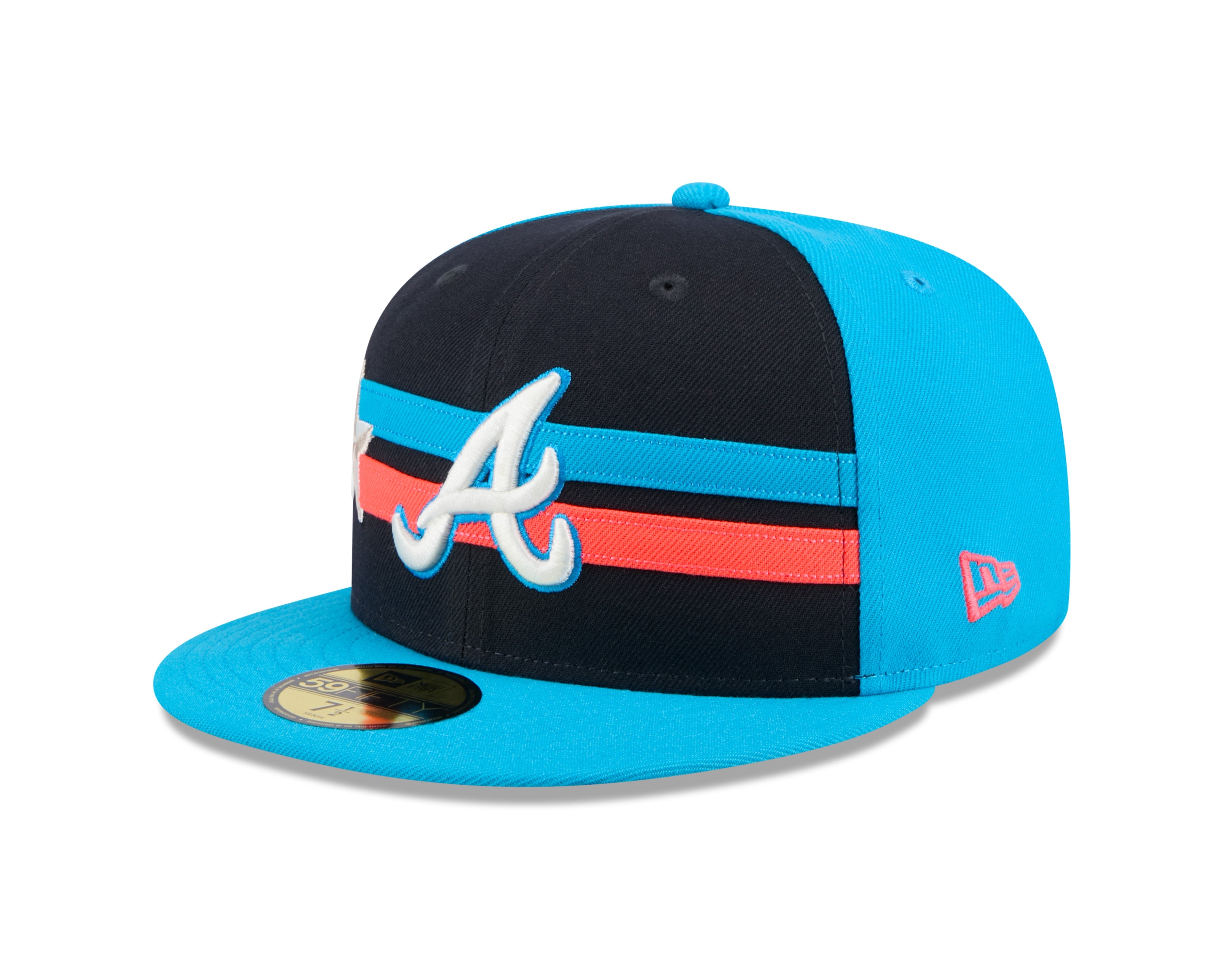 Casquette ajustée MLB New Era 59Fifty 2024 All Star Game pour homme bleu marine/bleu clair des Braves d'Atlanta