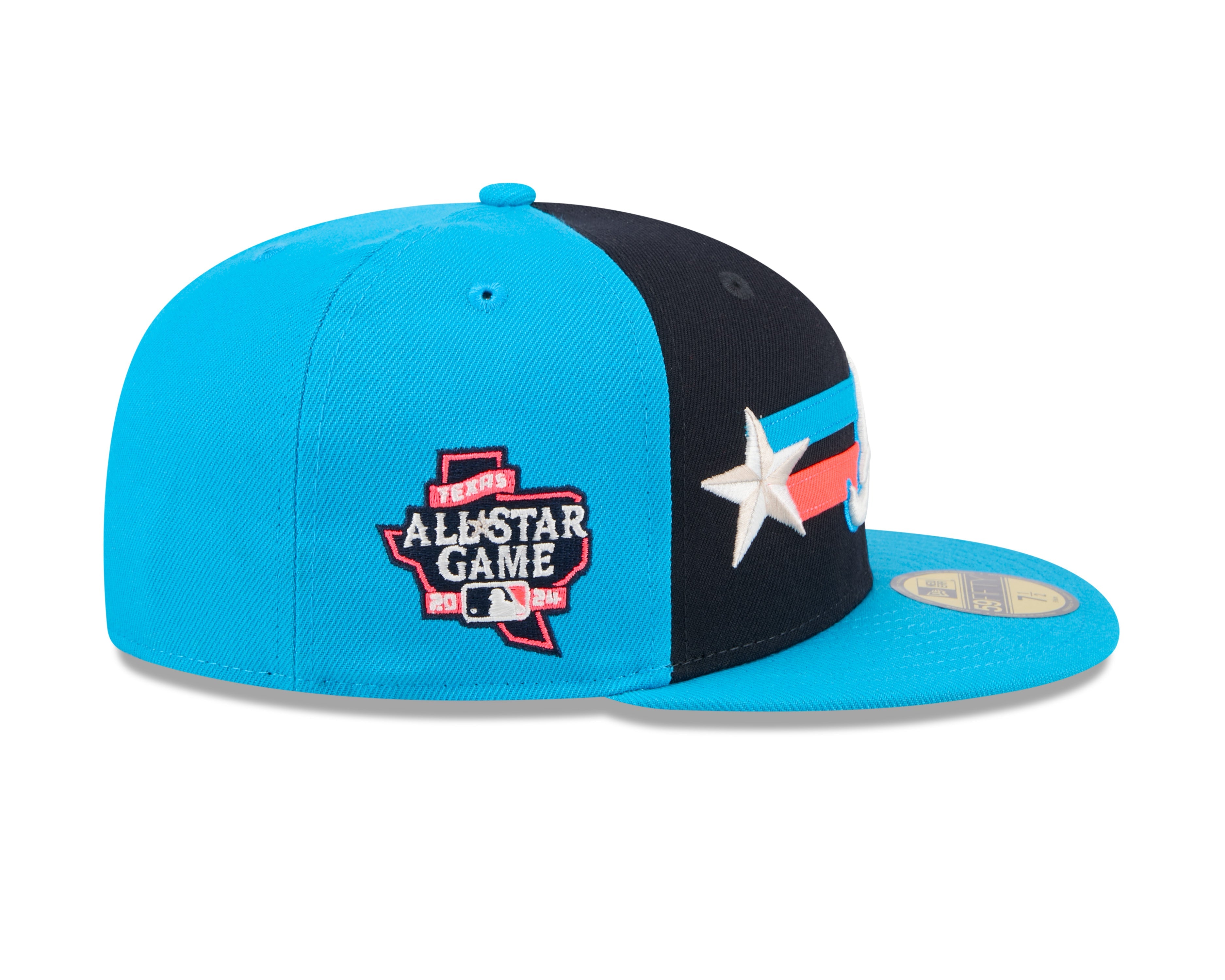 Casquette ajustée MLB New Era 59Fifty 2024 All Star Game pour homme bleu marine/bleu clair des Braves d'Atlanta