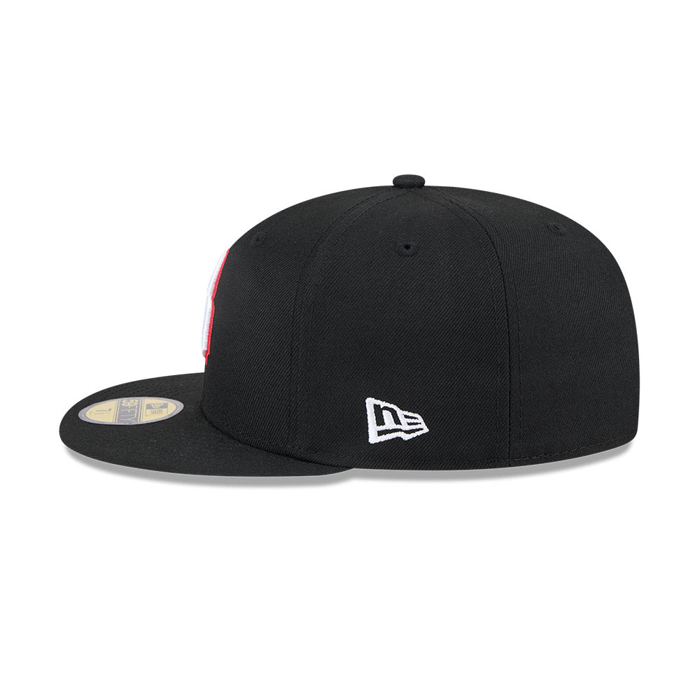 Birmingham Barons MiLB New Era Men's Black 59Fifty Authentic Collection Fitted Hat