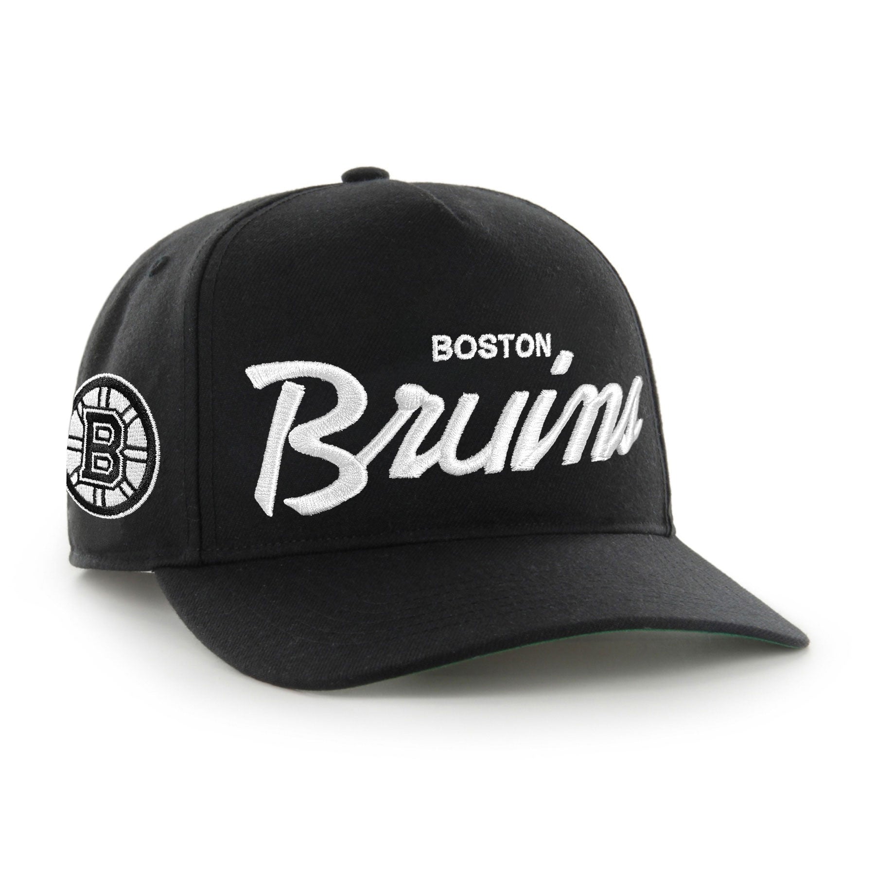 Boston Bruins NHL 47 Brand Men's Black Attitude Hitch Snapback