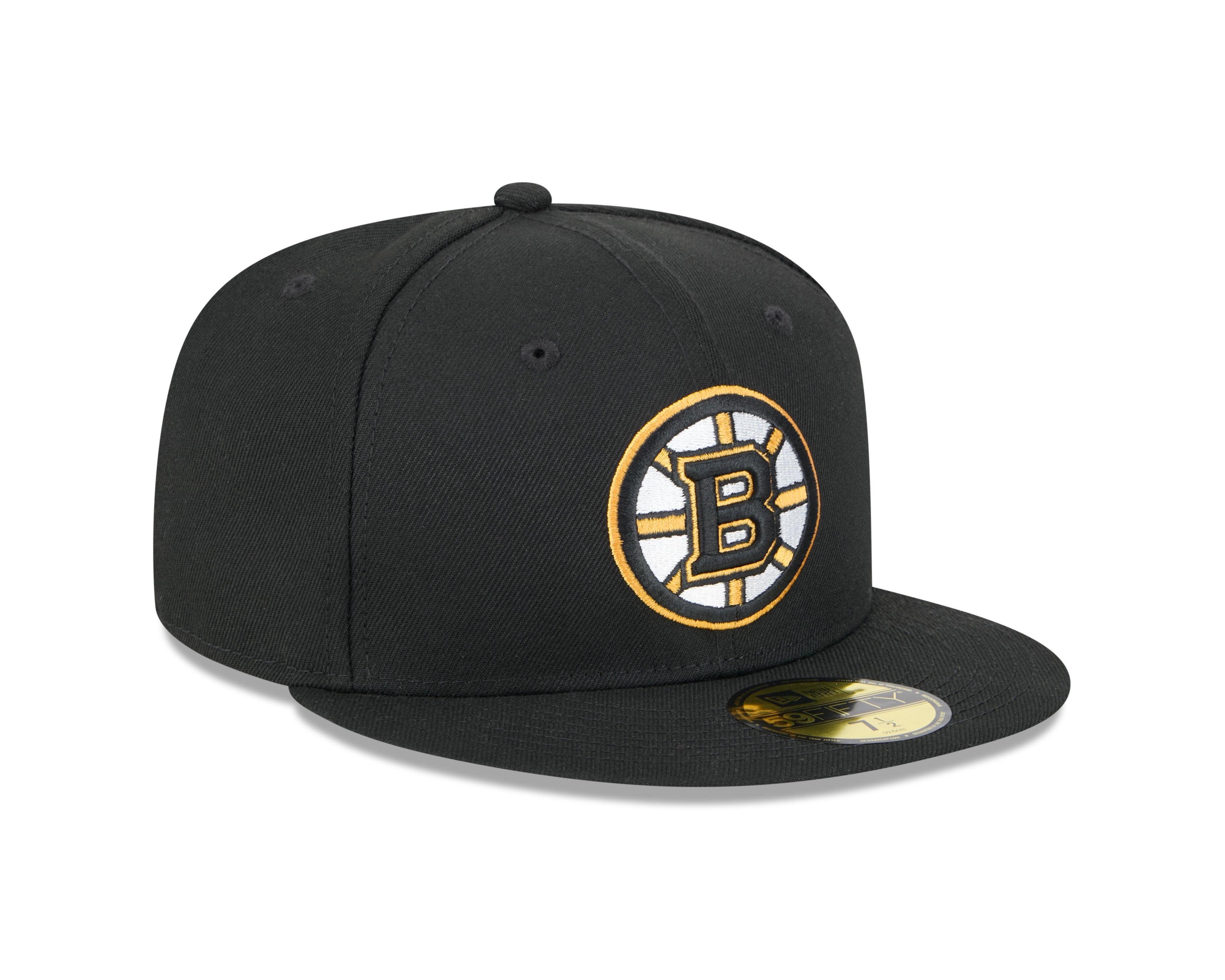 Casquette ajustée 59Fifty Core noire pour homme des Bruins de Boston de la LNH de New Era