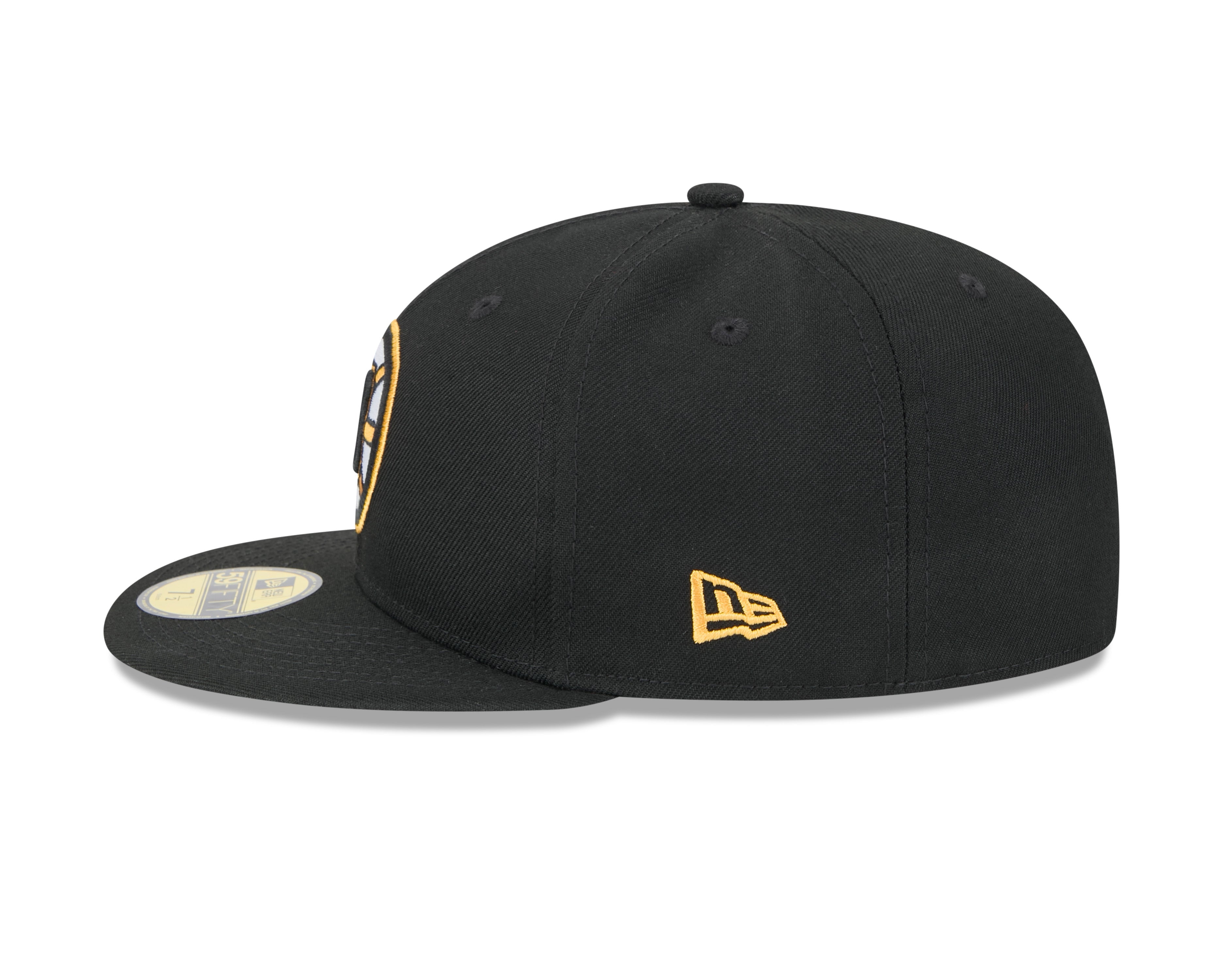 Casquette ajustée 59Fifty Core noire pour homme des Bruins de Boston de la LNH de New Era