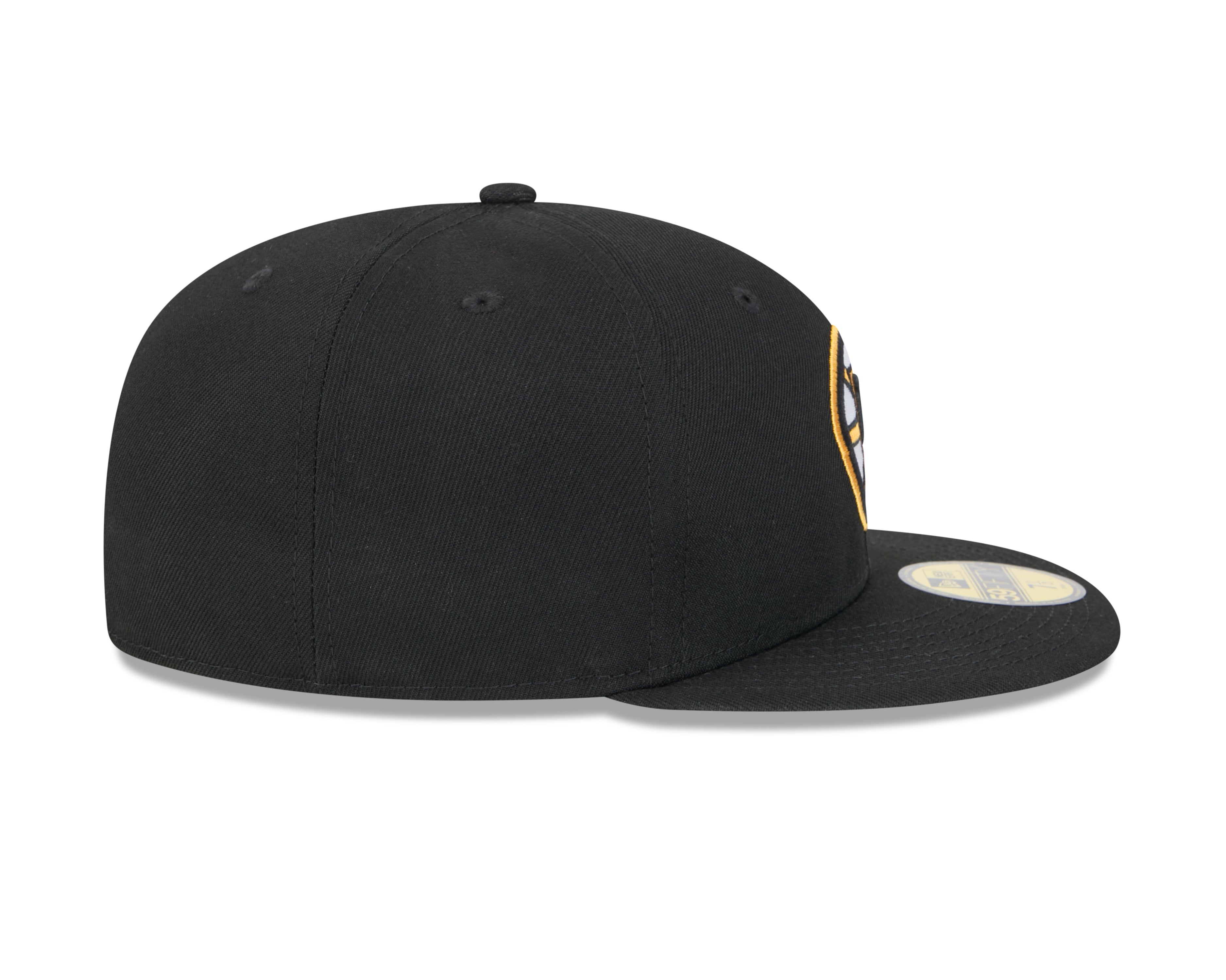 Casquette ajustée 59Fifty Core noire pour homme des Bruins de Boston de la LNH de New Era