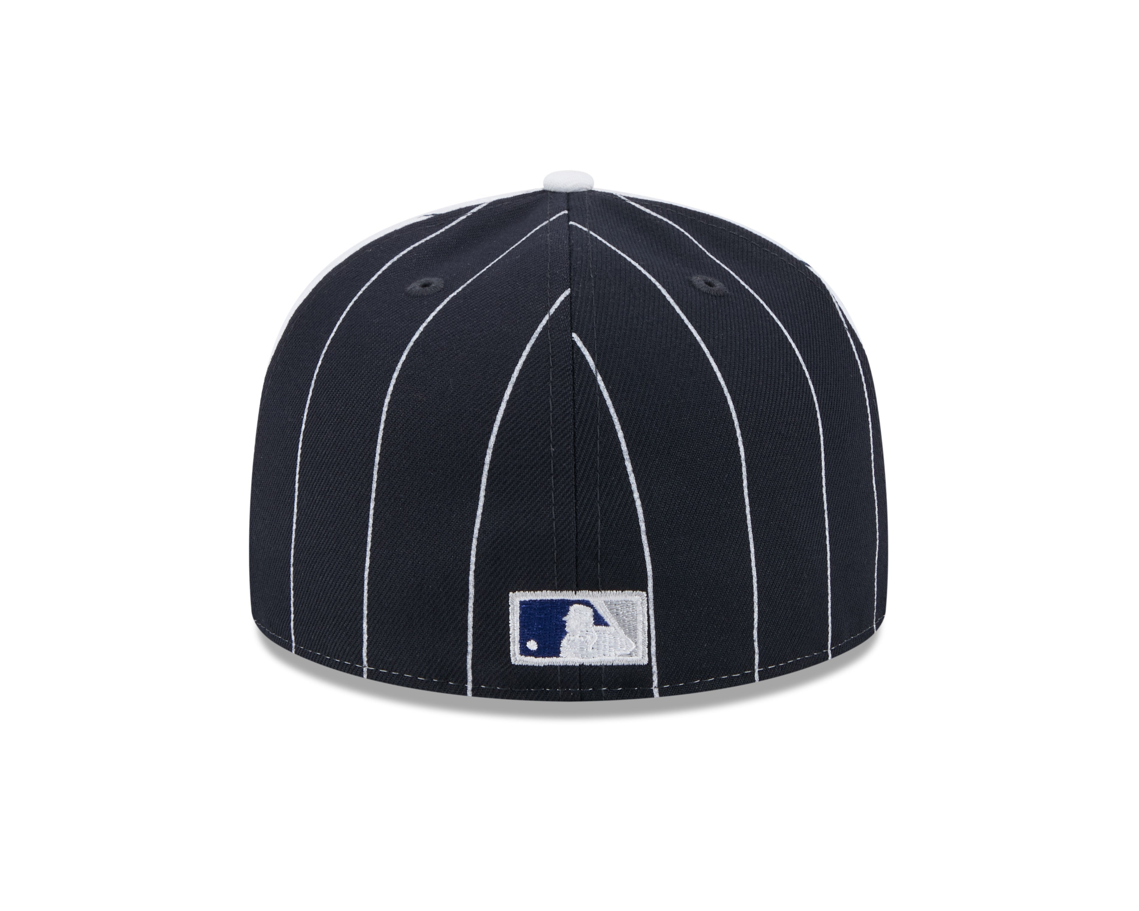 Chicago Cubs MLB New Era Men's Navy 59Fifty Two Tone Pinstripe Fitted Hat
