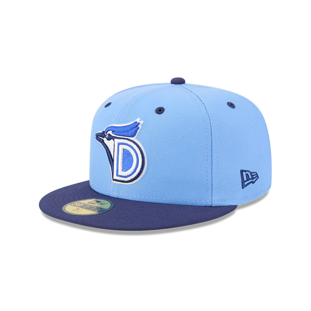 Dunedin Blue Jays MiLB New Era Men's Light Blue/Navy 59Fifty Authentic Collection Fitted Hat