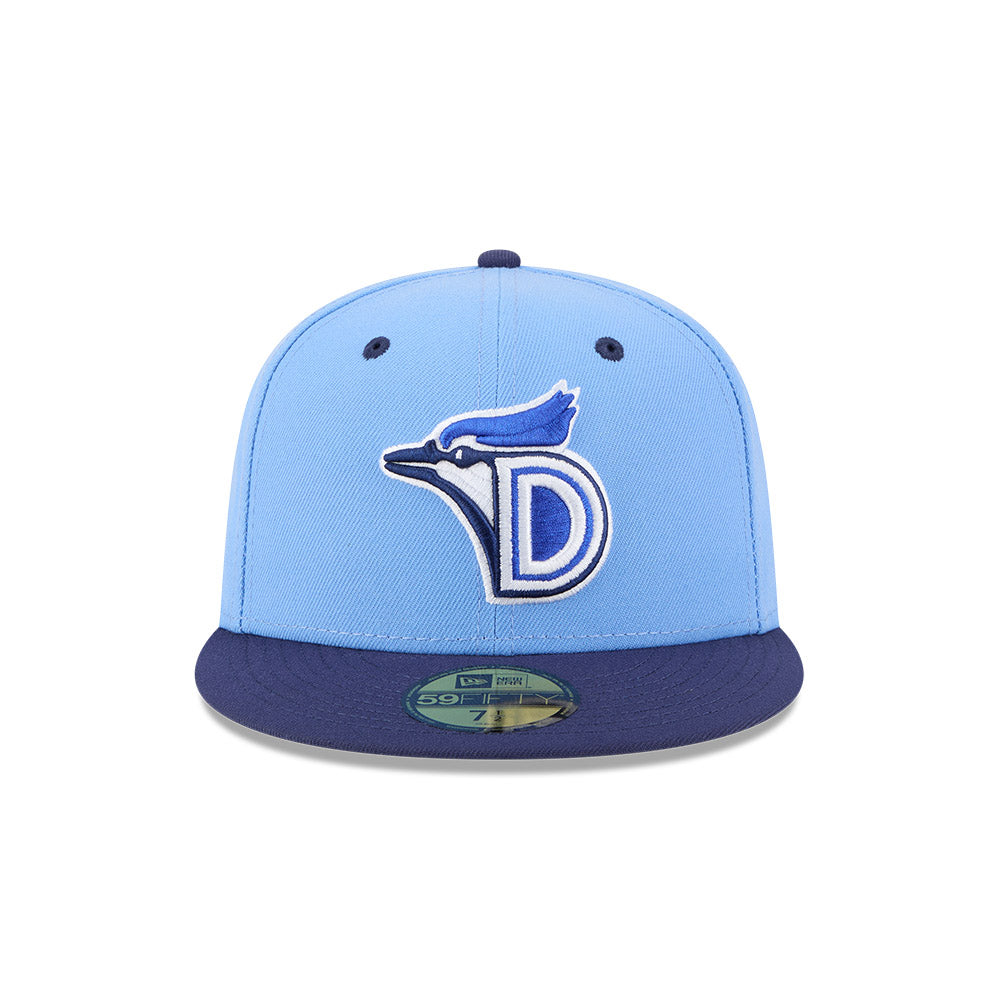 Dunedin Blue Jays MiLB New Era Men's Light Blue/Navy 59Fifty Authentic Collection Fitted Hat