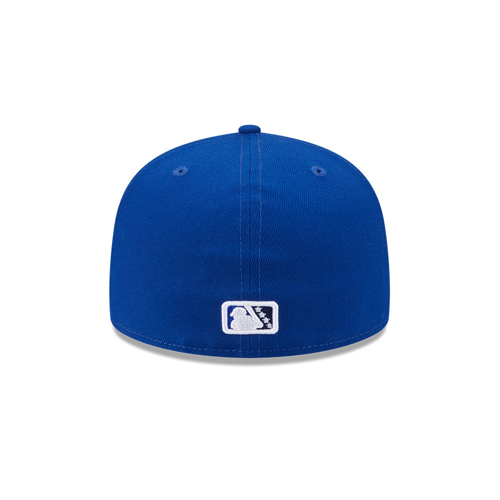 Casquette ajustée New Era 59Fifty Authentic Collection pour homme, bleu royal, des Dunedin Blue Jays MiLB.