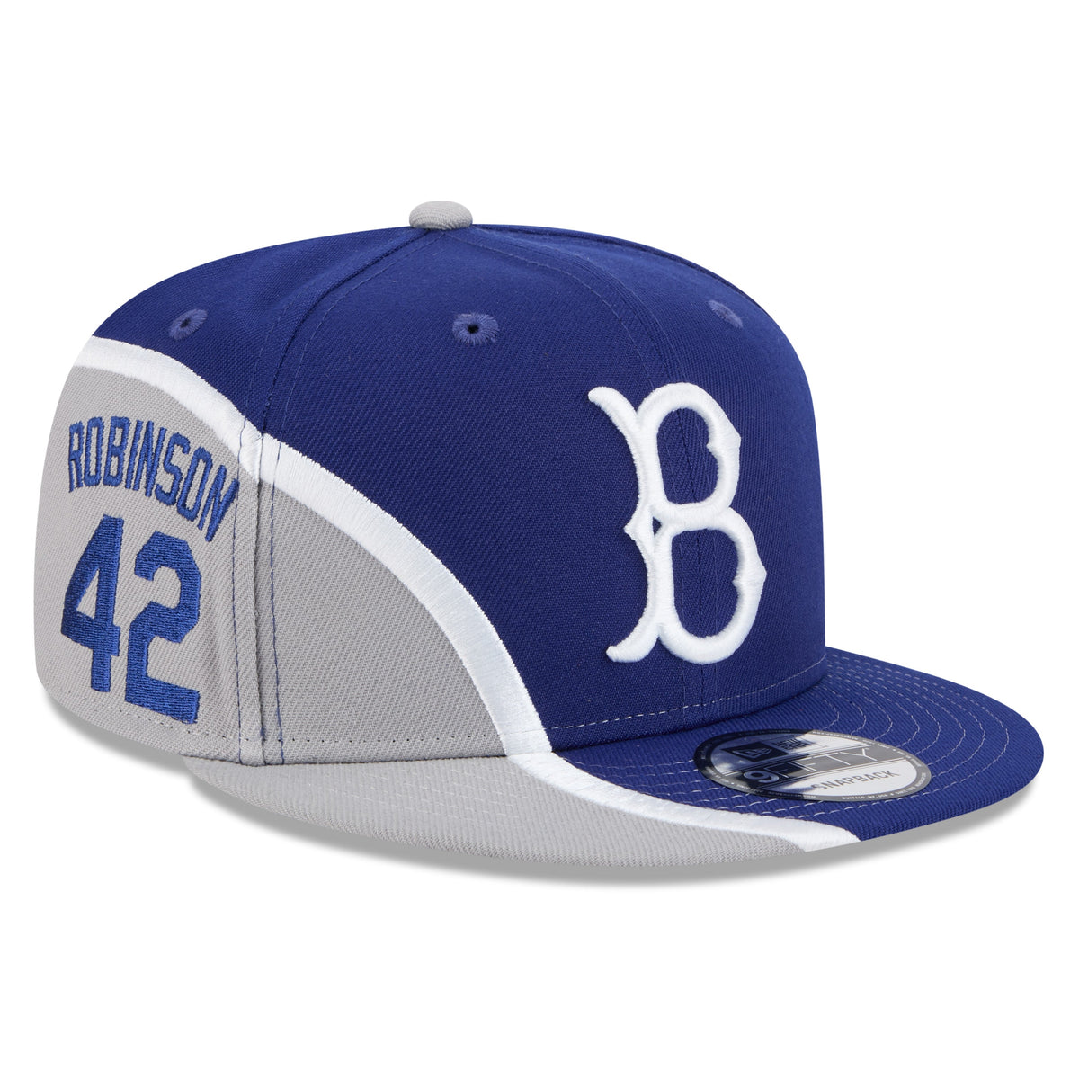 Jackie Robinson Brooklyn Dodgers MLB New Era Men's Navy/Grey 9Fifty Na