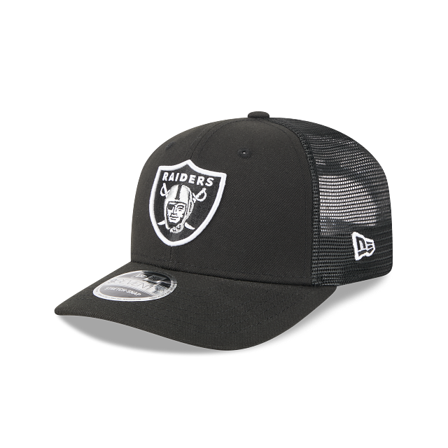 Las Vegas Raiders NFL New Era Men's Black 9Seventy Stretch Trucker Snapback